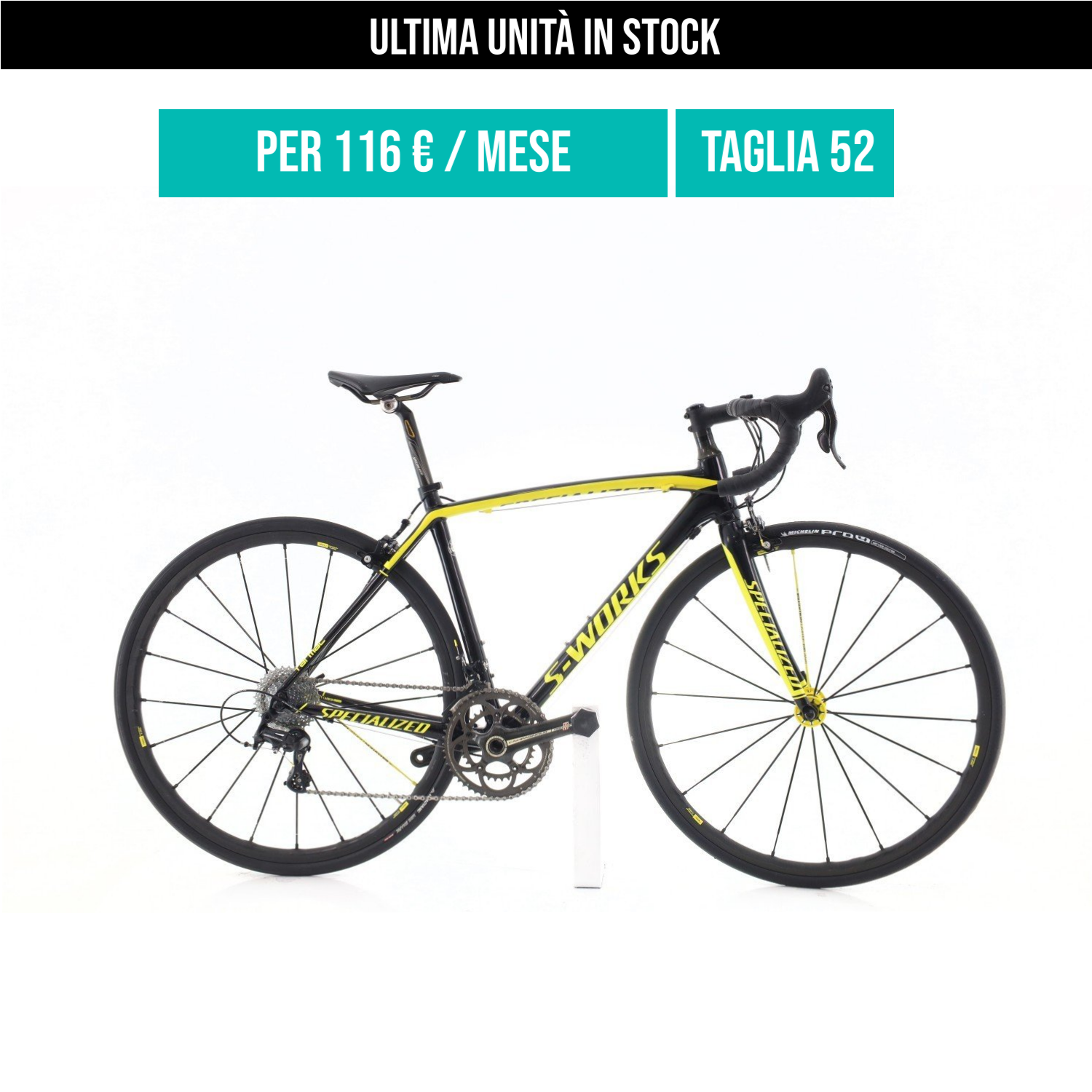 Specialized Tarmac S-Works taglia 52 Semi-nuova