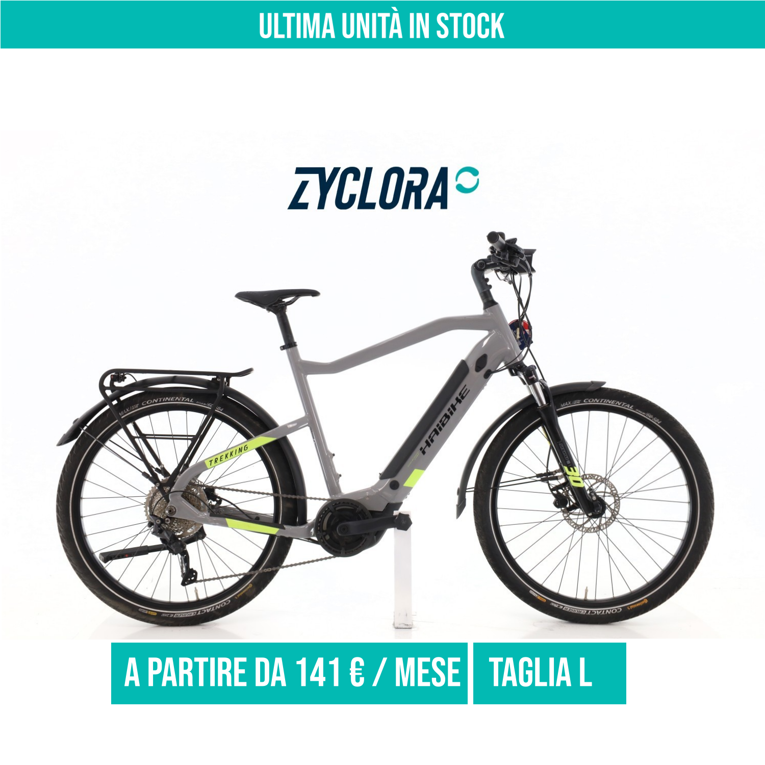 Haibike Trekking 6 taglia L Semi-nuova
