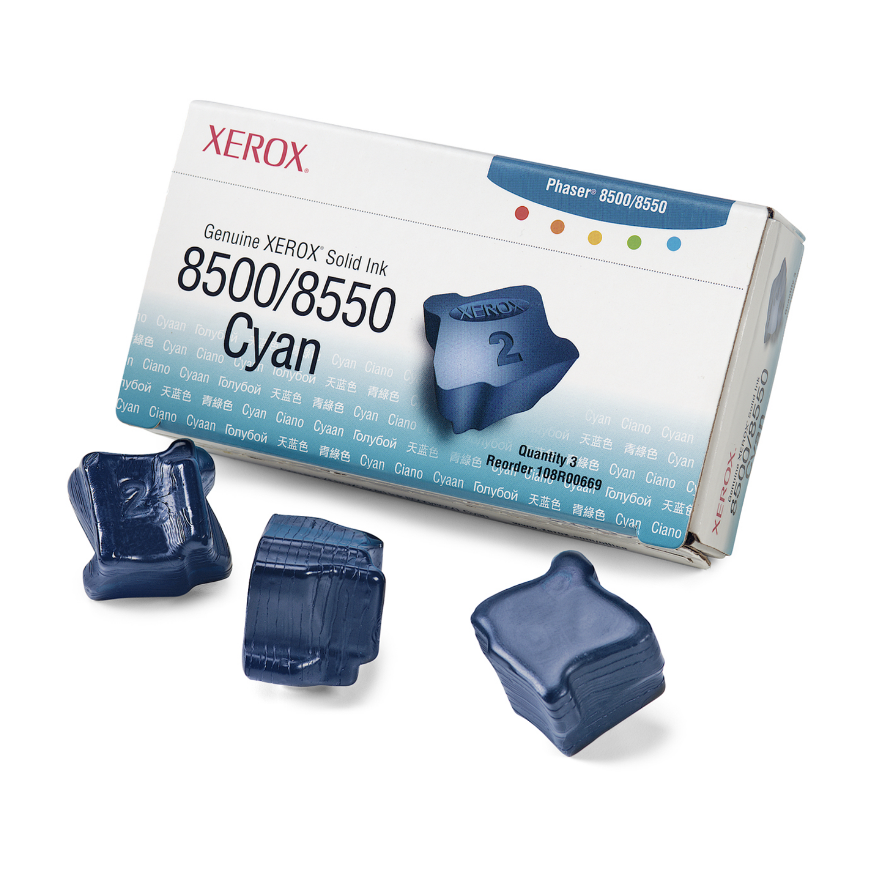 Xerox Festtinte cyan, 108r00669