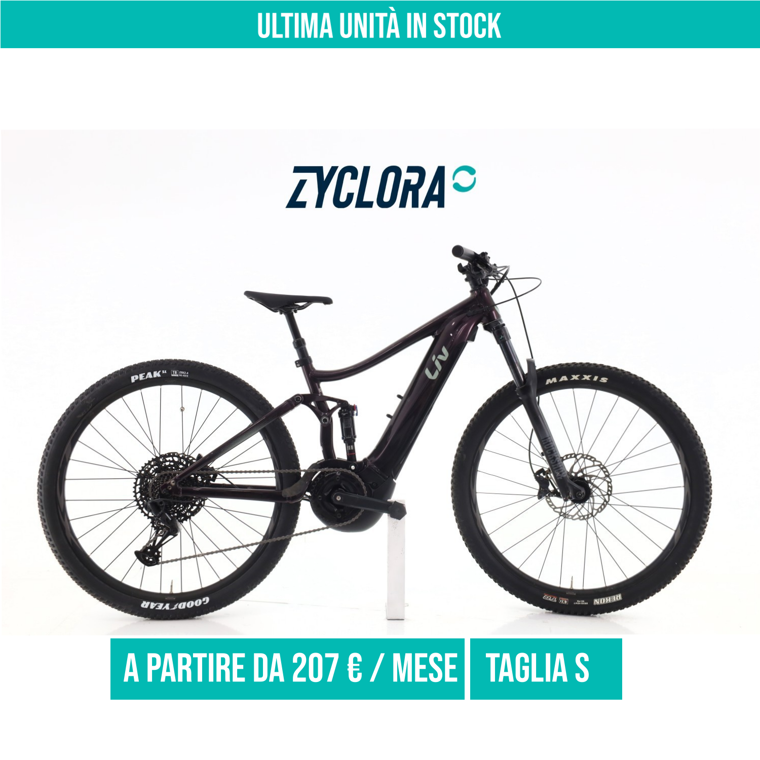 Liv Embolden E+ 1 taglia S Semi-nuova