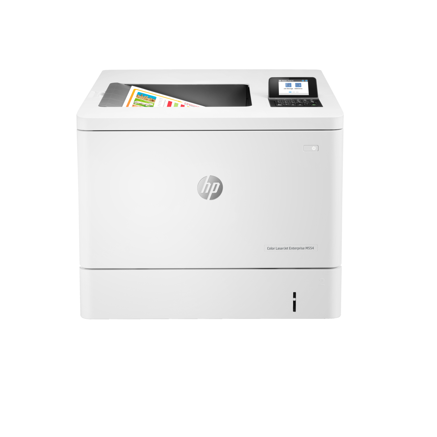 HP Color LaserJet Enterprise M554dn Drucker, 7zu81a#b19, Drucken, USB-Druck über Vorderseite, Beidseitiger Druck