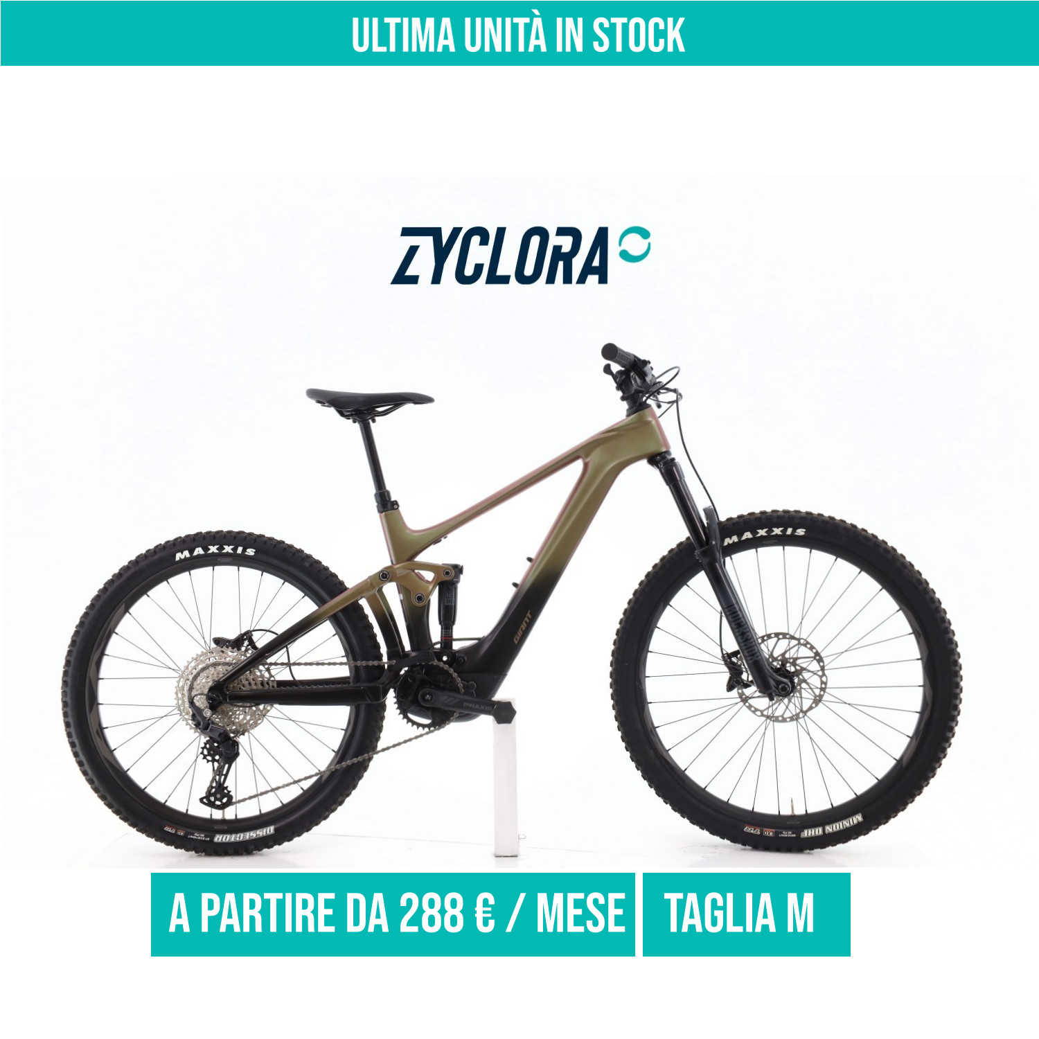 Giant Trance X Advanced E+3 taglia M Km.0