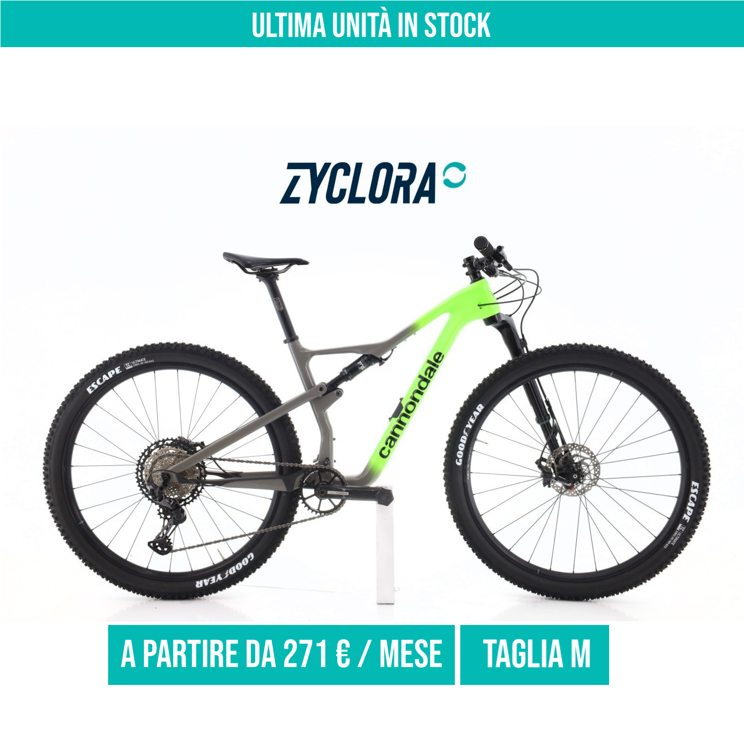 Cannondale Scalpel XT taglia M Semi-nuova