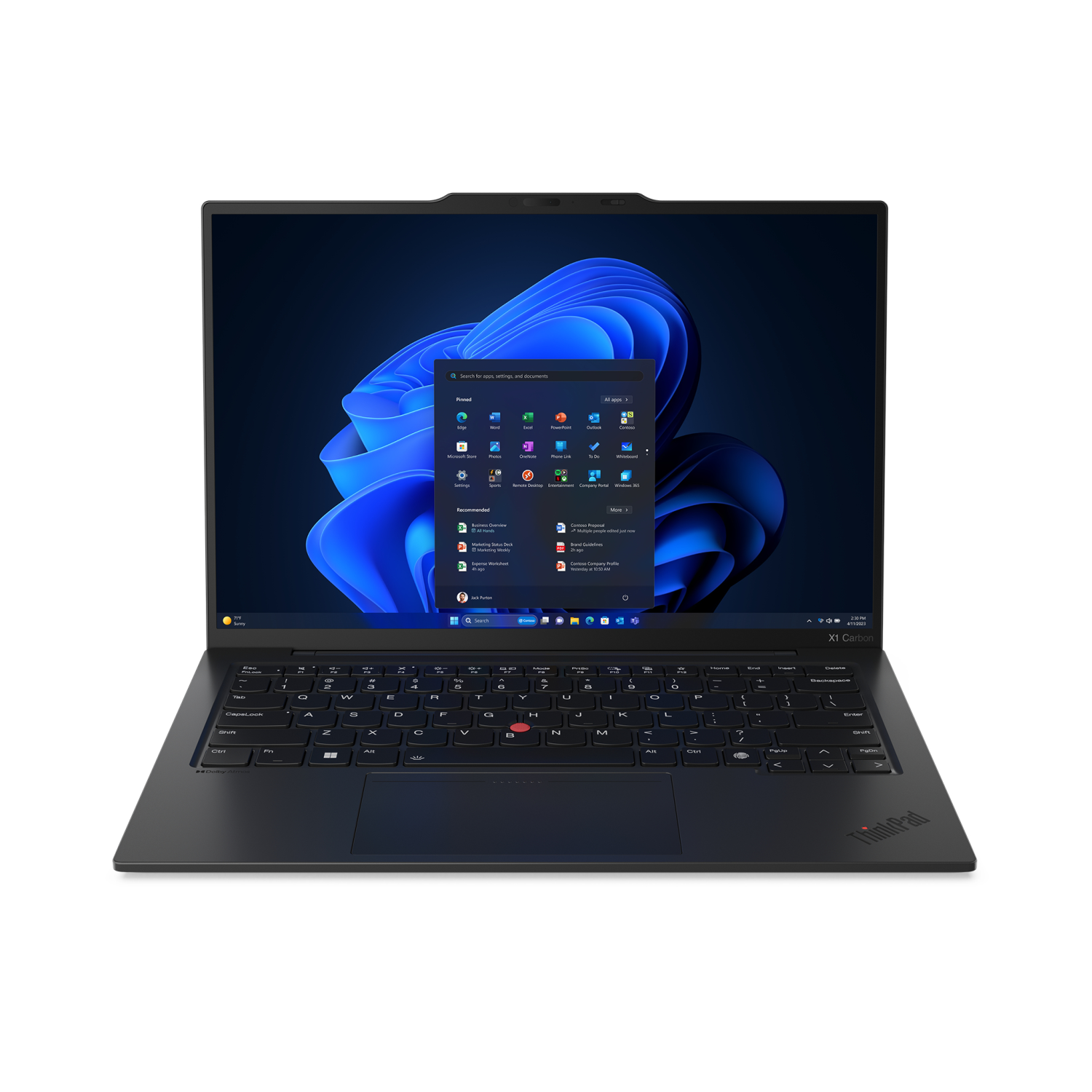 Lenovo ThinkPad X1 Carbon G12, 21kc00b9ge, Black Paint, Core Ultra 7 155U, 32GB, LTE