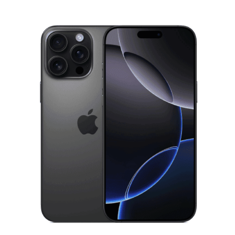 iPhone 16 Pro Max 256 GB Titanio nero Sim Card (include slot sim) A Ricondizionato