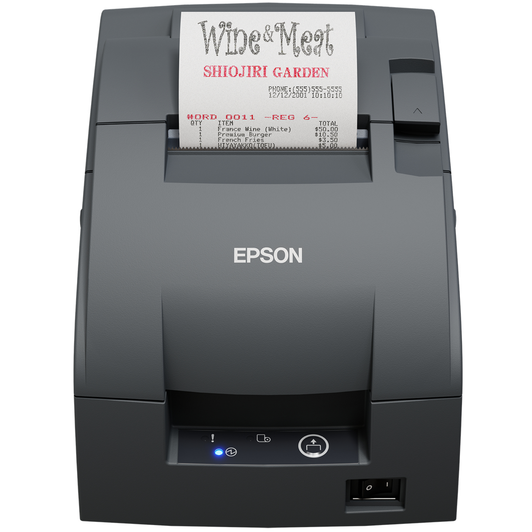 Epson TM-U220IIB 102, c31cl27102, POS-Drucker, 4,7 lps, 16 Zeichen pro Zoll, Kabelgebunde