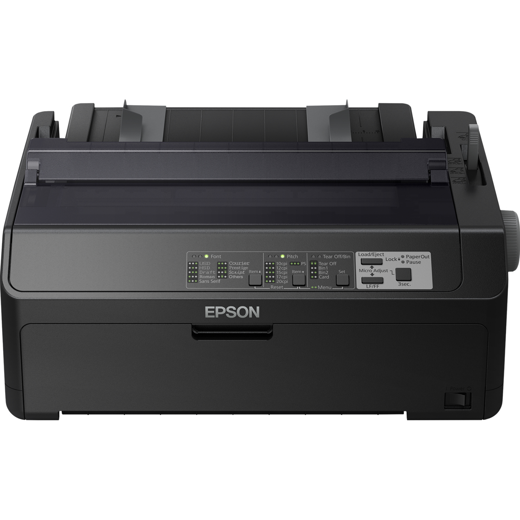 Epson LQ-590IIN, c11cf39402a0, 550 Zeichen pro Sekunde, 10 Zeichen pro Zoll, 6 Kopien, Code 128 (A/B/C), Code 39