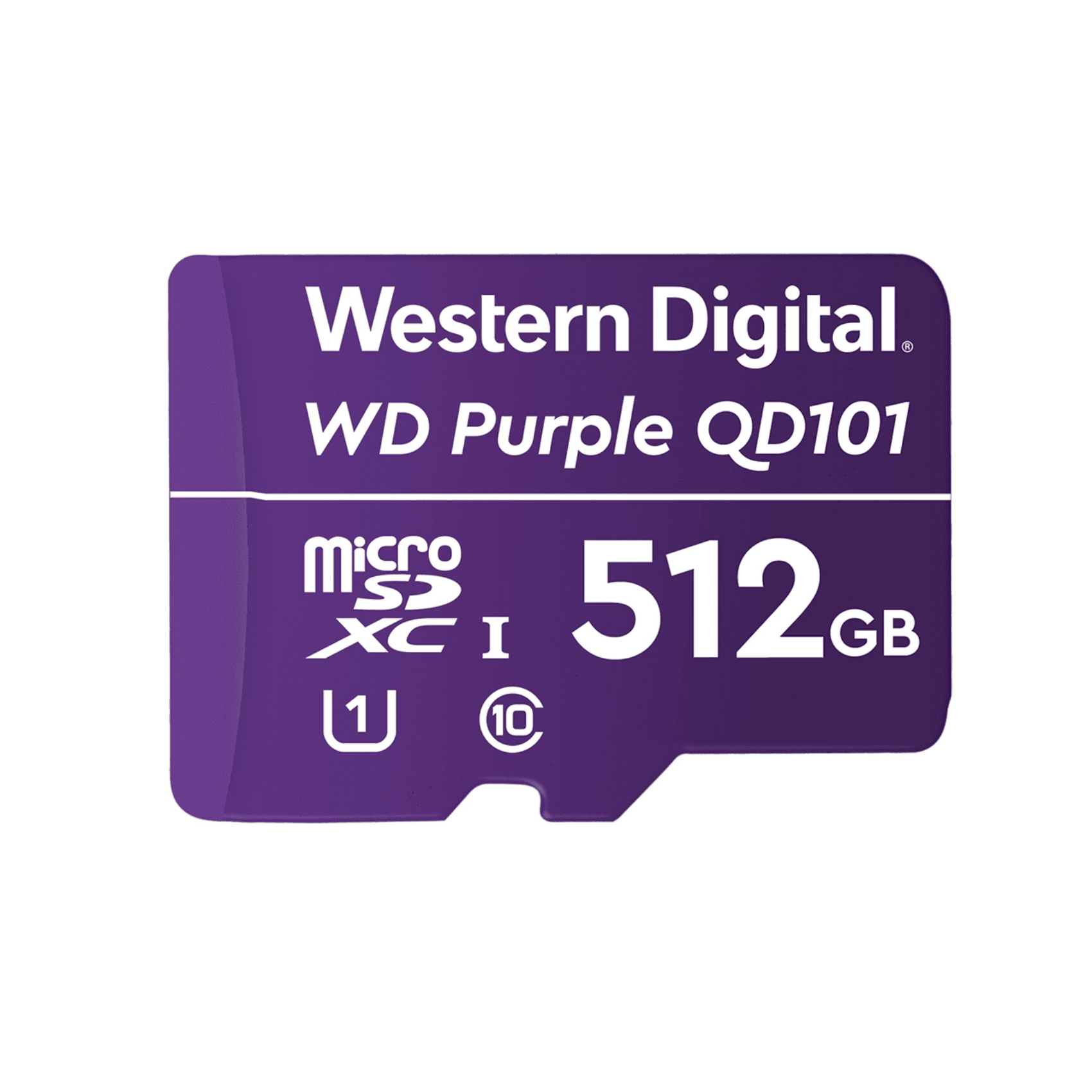 SanDisk WD Purple SC QD101, wdd512g1p0c-85ael0, 512 GB, Klasse 10, Class 1 (U1), Violett