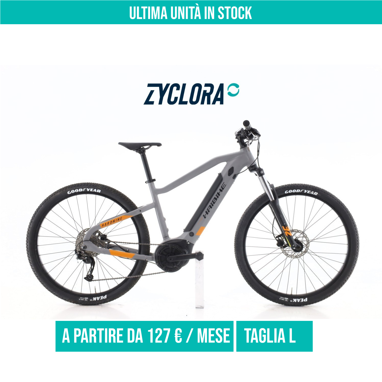 Haibike Hard Nine 4 taglia L Semi-nuova