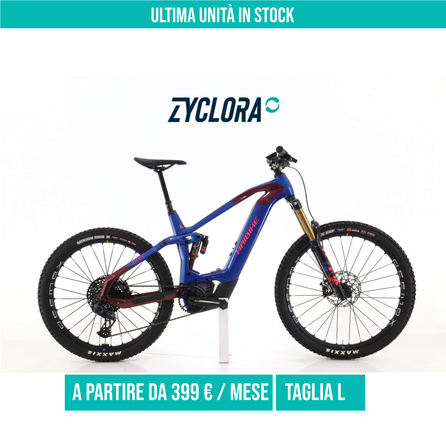 Haibike Xduro Hyve 11 GX AXS taglia L Semi-nuova