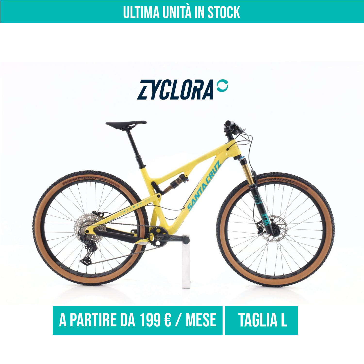Santa Cruz Tallboy CC XT taglia L Semi-nuova