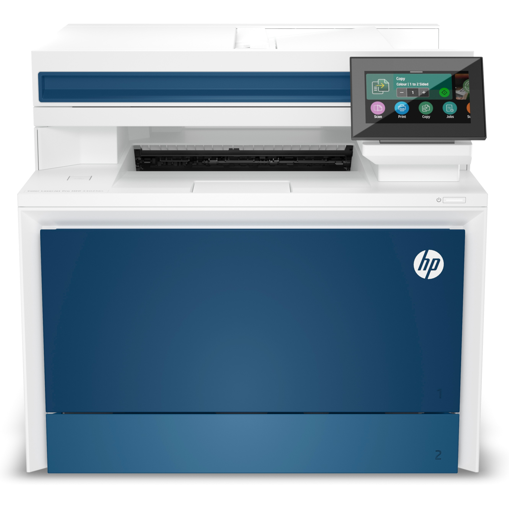 HP Color LaserJet Pro MFP 4302fdn Drucker, 4ra84f#b19, Laser, Farbdruck, A4, Direktdruck, Blau