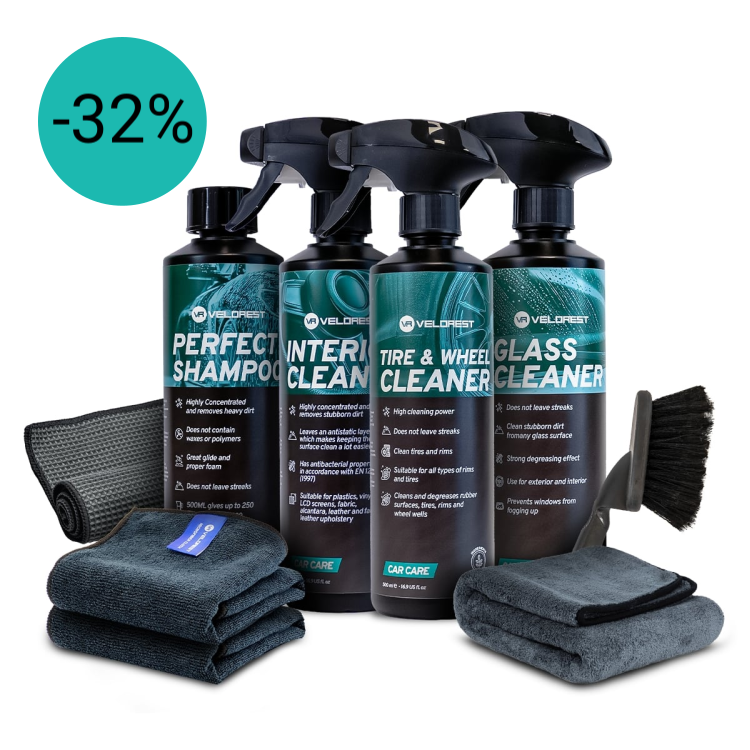 Velorest Car Clean Set | Autowasset | Auto schoonmaak set | Auto schoonmaakspullen | Dutch Performance Products