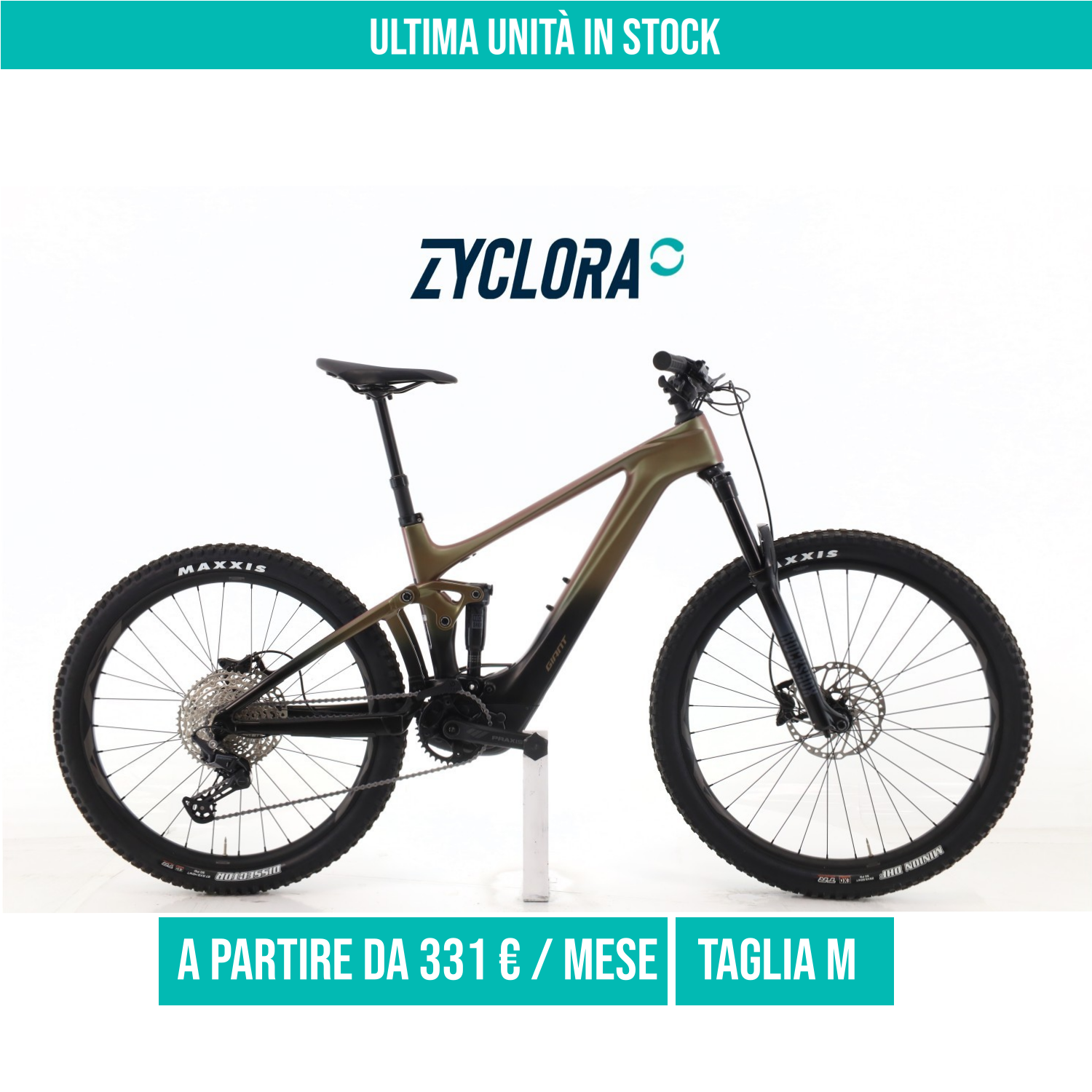 Giant Trance E+3 Carbonio taglia M Km.0