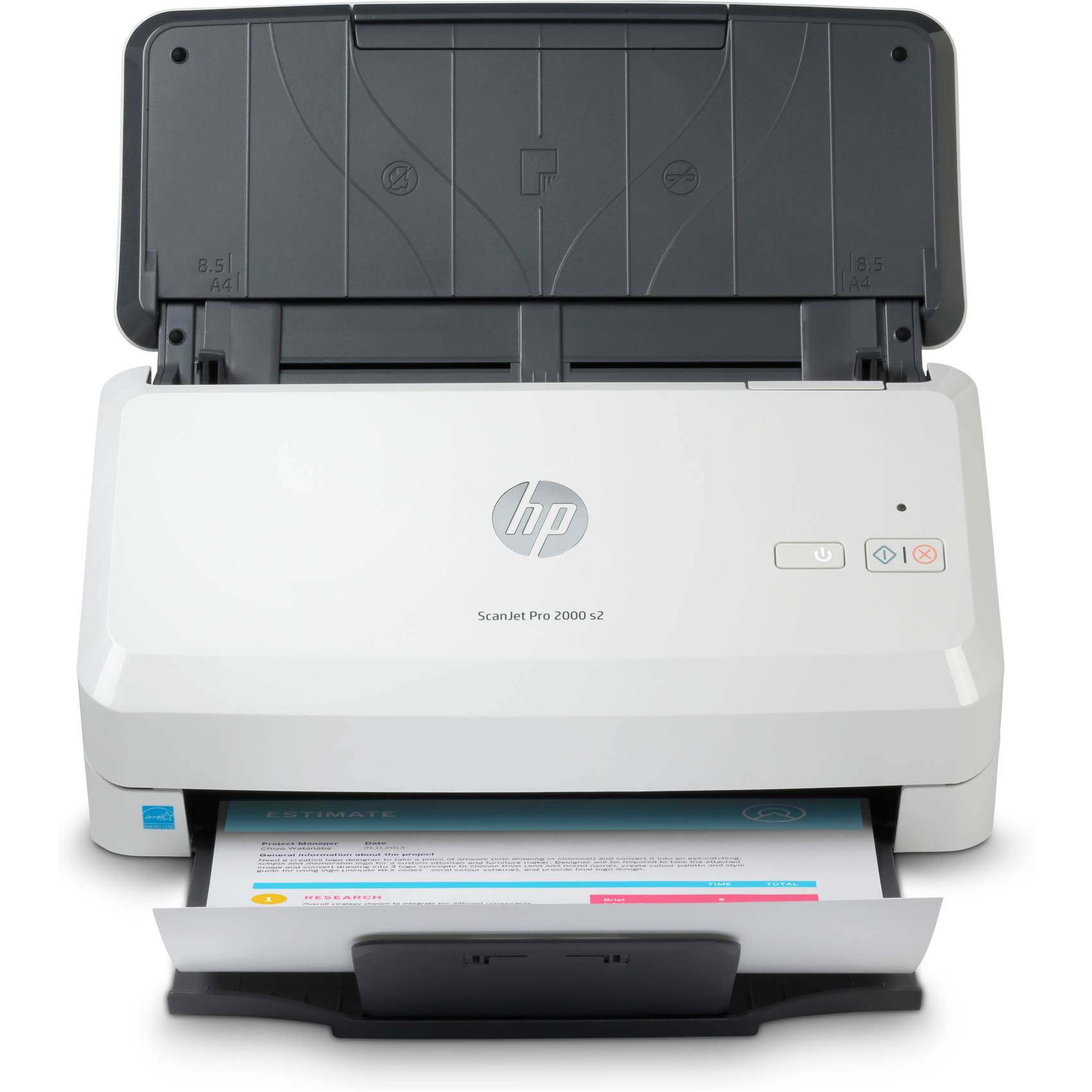 HP Scanjet Pro 2000 s2 Sheet-feed Scanner, 6fw06a#b19, 3500 Seiten, Scanner mit Vo