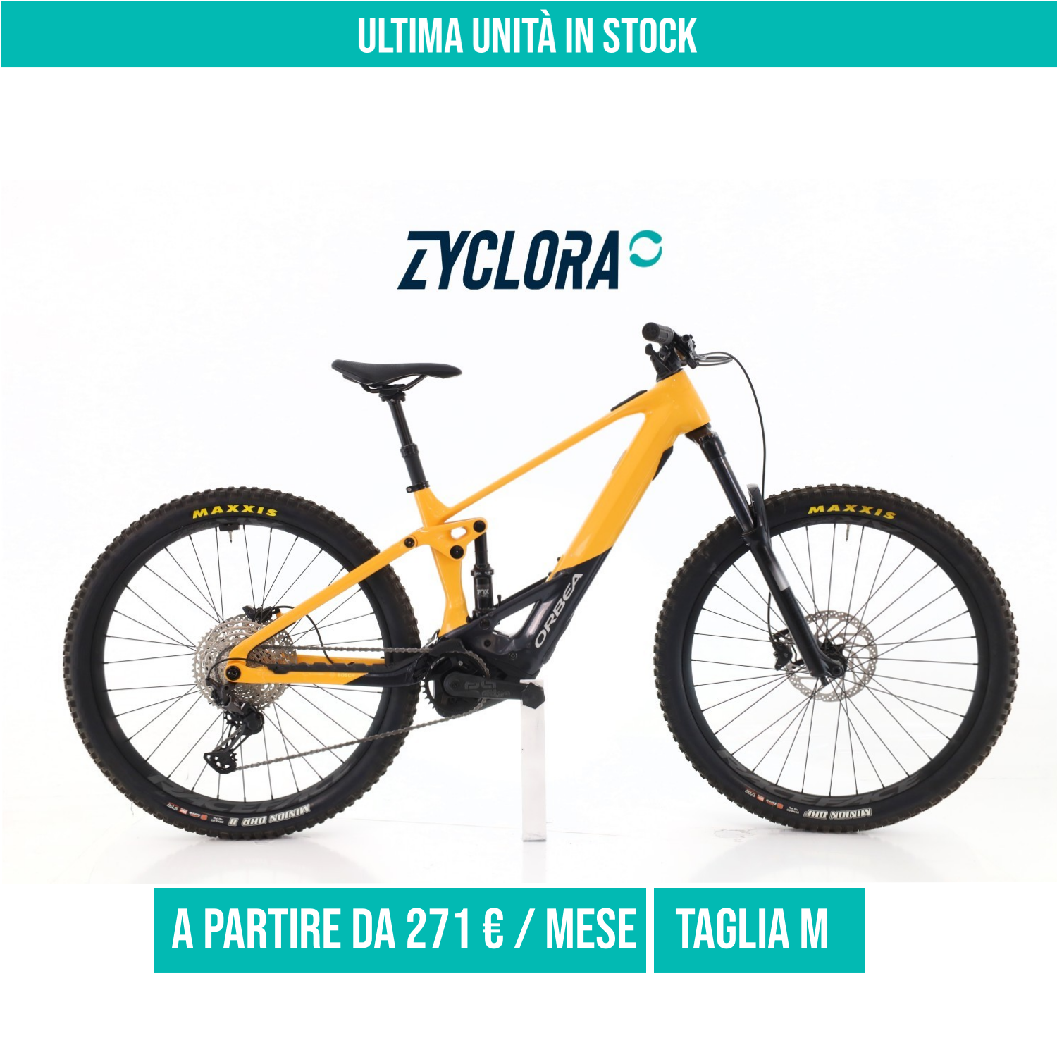Orbea Wild FS H30 XT taglia M Semi-nuova