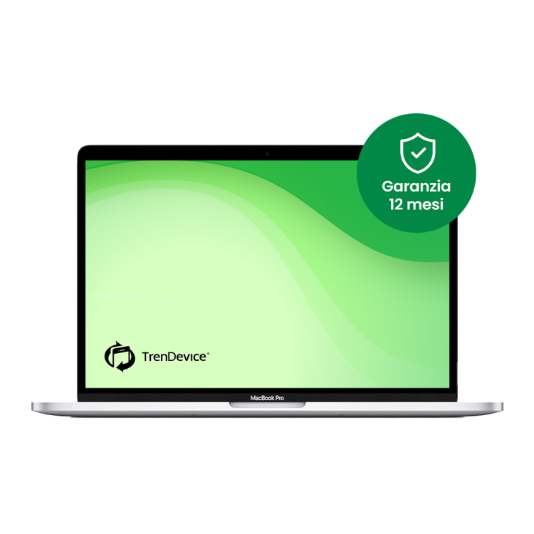 MacBook Pro 13 M1 2020- 512 GB Argento A 8 GB M1 8 core - GPU 8 core Ricondizionato