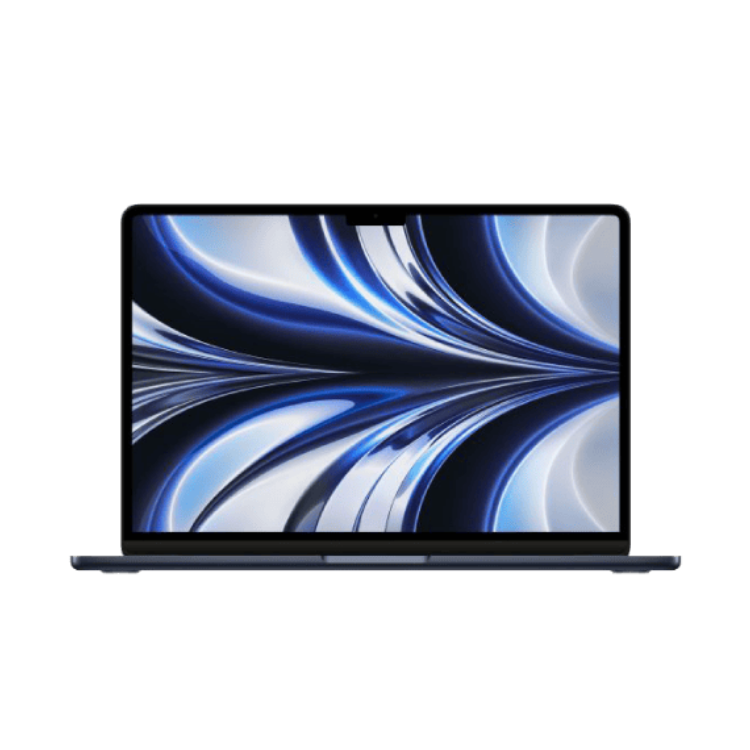 MacBook Air 13 M2 (2022) 256 GB Mezzanotte A 8 GB CPU 8-core - GPU 8 Core Ricondizionato