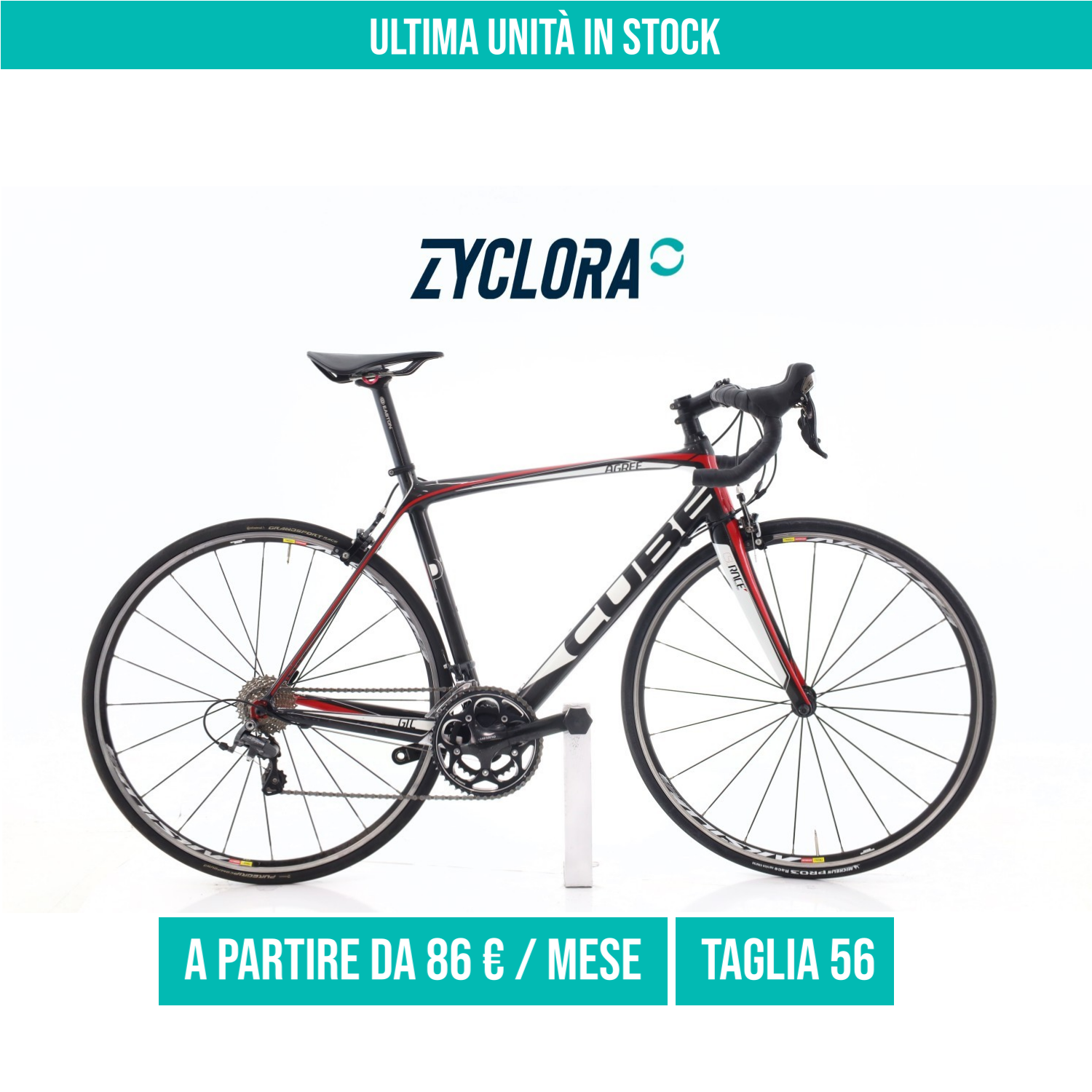 Cube Agree GTC Pro taglia 56 Semi-nuova