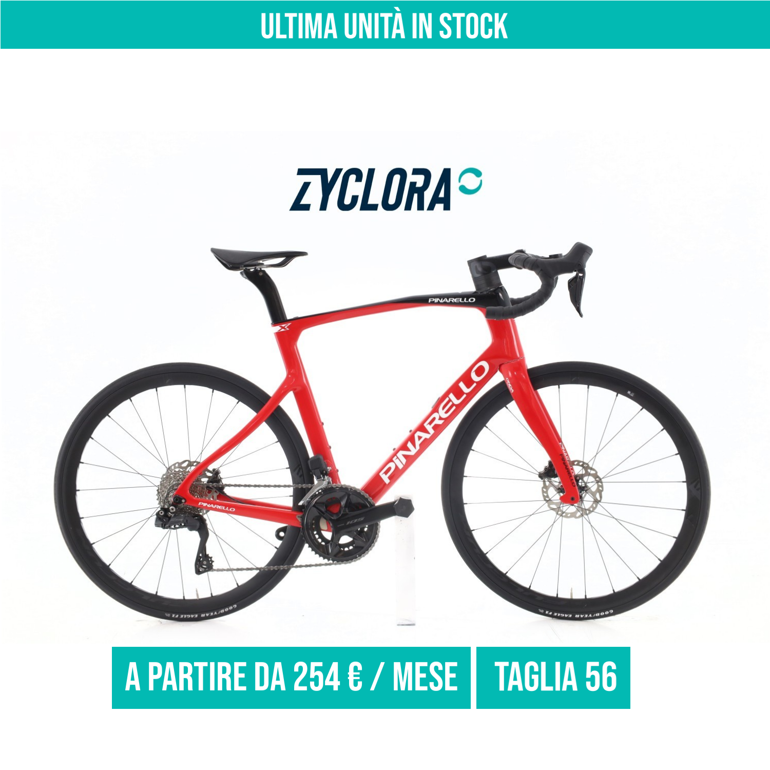 Pinarello X3 Carbonio Di2 12V taglia 56 Semi-nuova