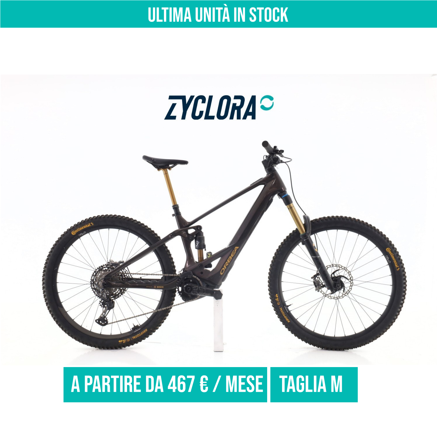 Orbea Wild FS M-LTD XTR taglia M Semi-nuova