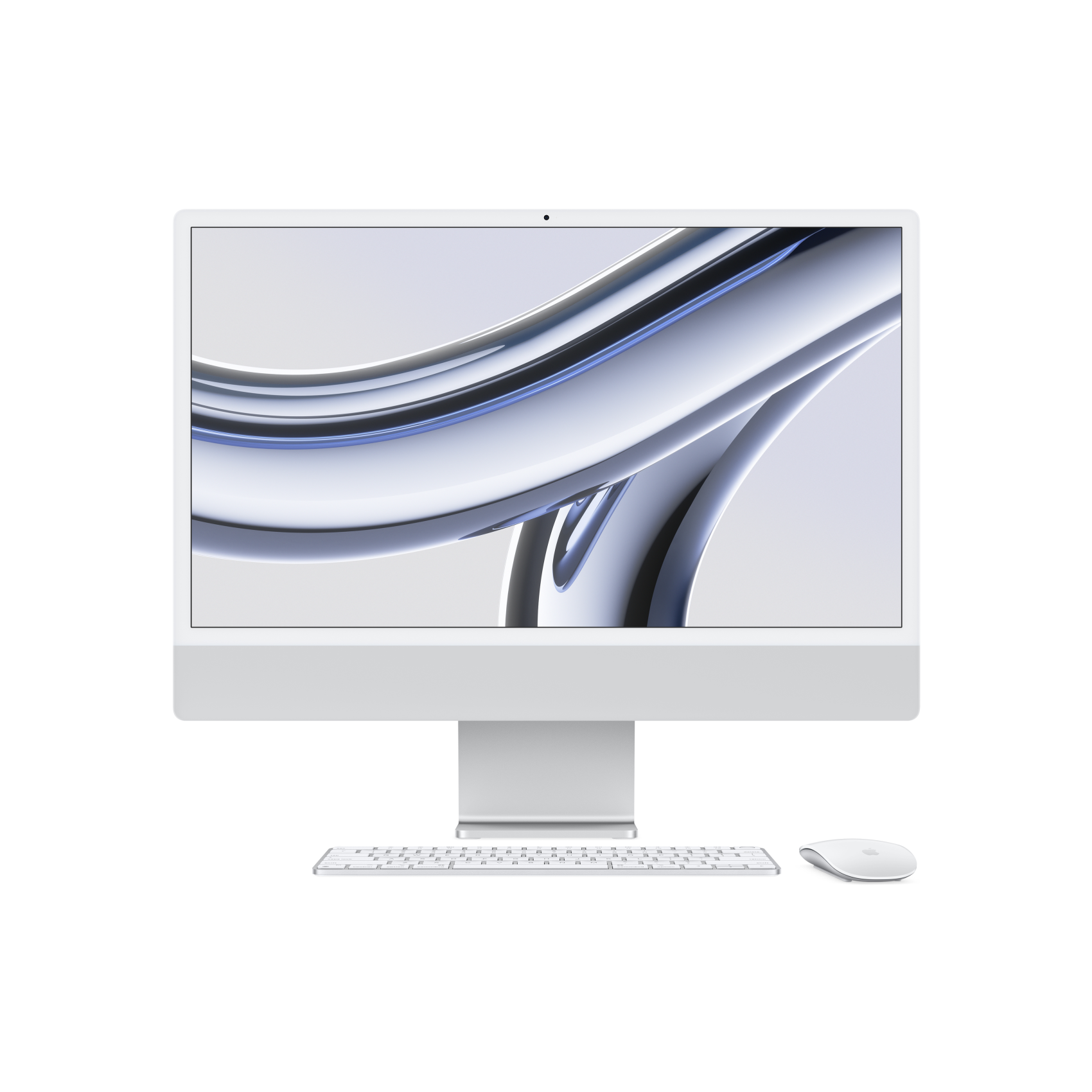 Apple iMac 24", mqrj3d/a, silber, M3, 8 Core CPU / 10 Core GPU, 256GB SSD, 256GB SSD