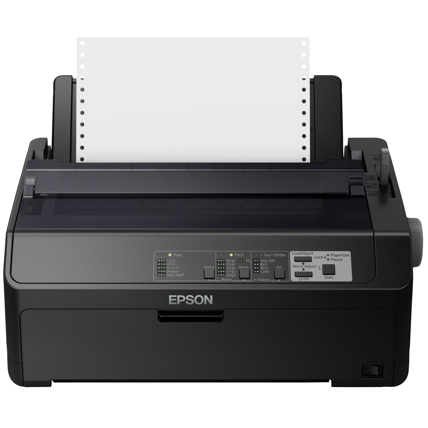 Epson FX-890II, c11cf37401, 612 Zeichen pro Sekunde, 463 Zeichen pro Sekunde