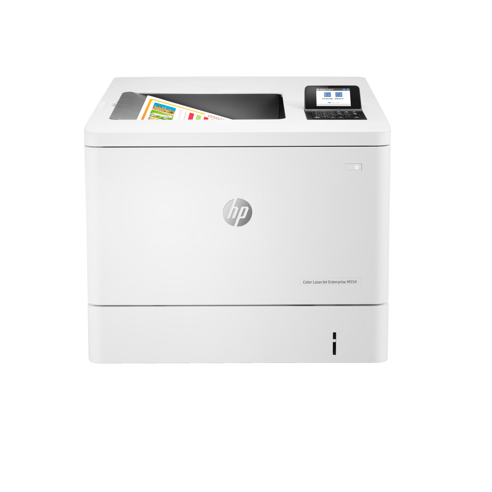 HP Color LaserJet Enterprise M554dn Drucker, 7zu81a#b19, Drucken, USB-Druck über Vorderseite; Beidseitiger Druck