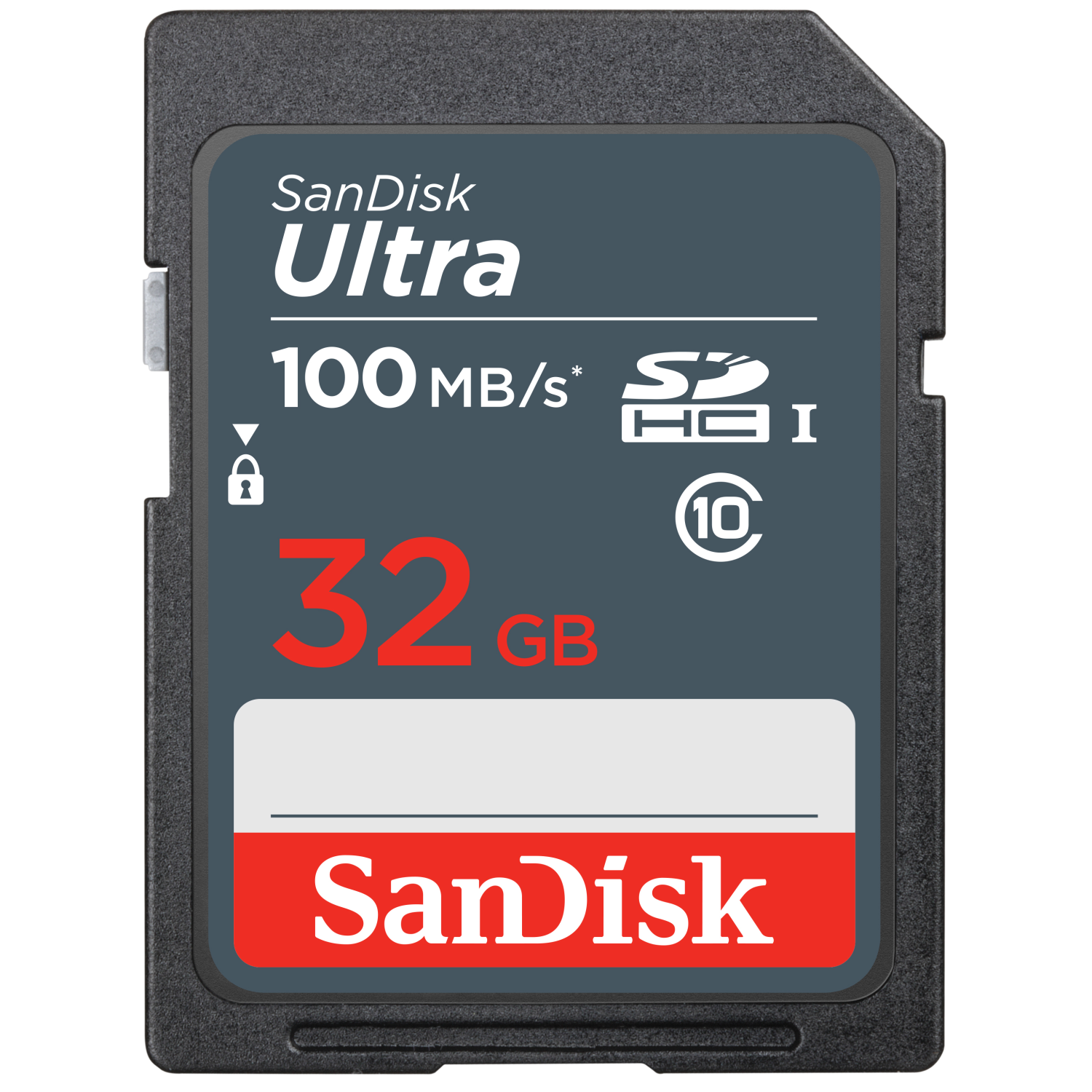 SanDisk Ultra 32GB SDHC Mem Card 100MB/s, sdsdunr-032g-gn3in, 32 GB, SDHC, Klasse 10, 100 MB/s, Class 1 U1