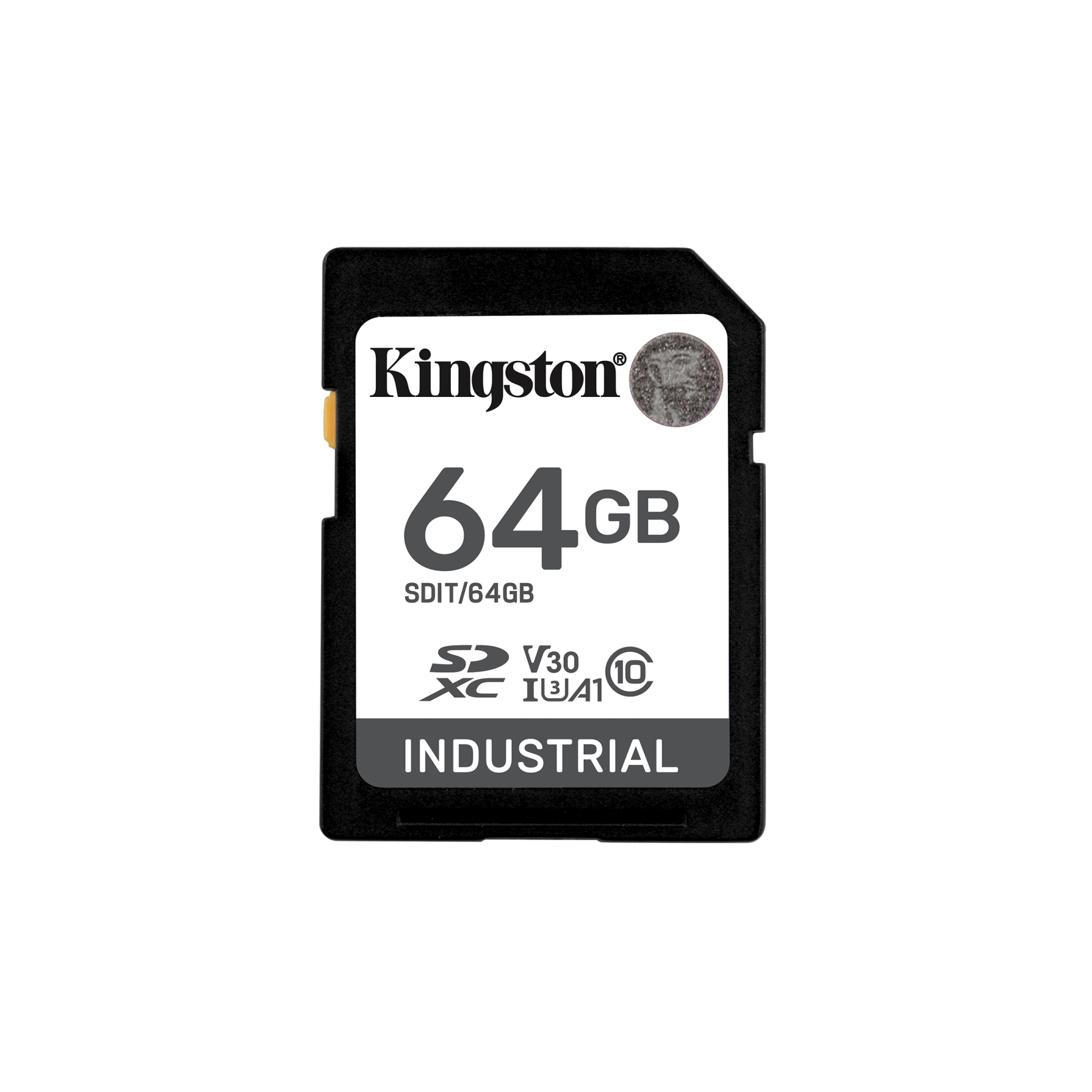 Kingston 64G SDXC Industrial pSLC, sdit/64gb, 64 GB, SDHC, Klasse 10, UHS-I, 100 MB/s, 80 MB/s