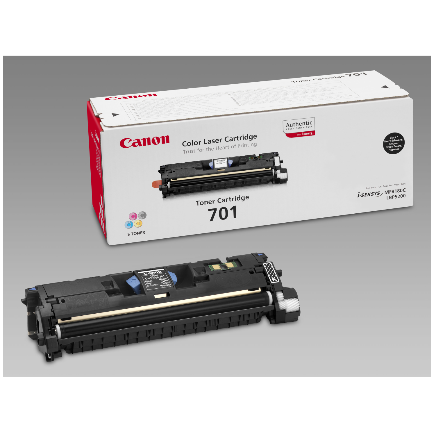 Canon Toner 701BK schwarz, 9287a003