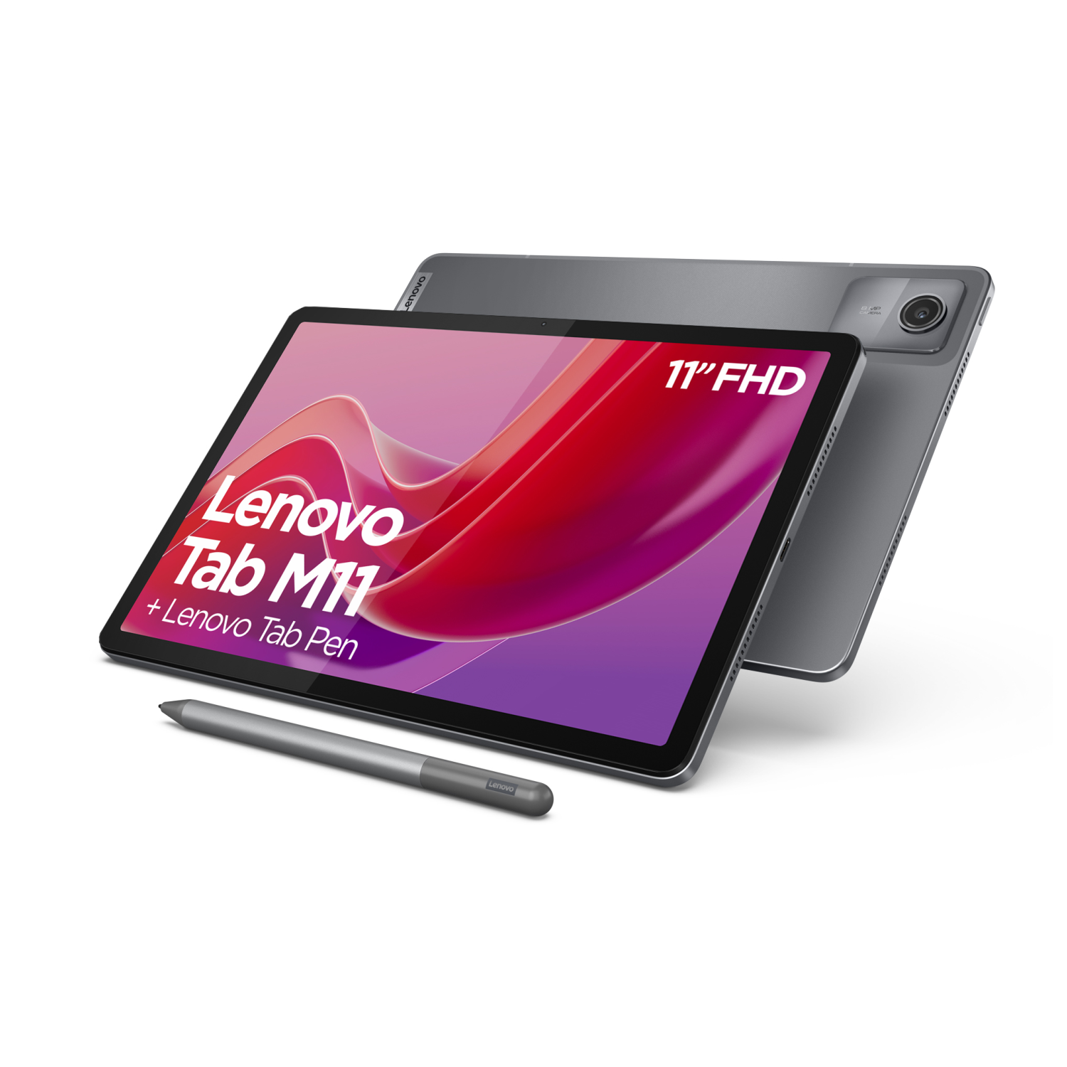 Lenovo Tab M11 + Pen, zada0134se, 128 GB, Android 13, Grau