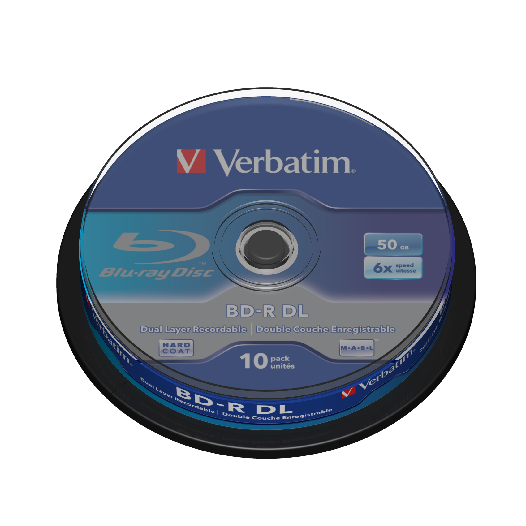 Verbatim, 43746, 50 GB, BD-R, Spindel, 10 Stück(e)