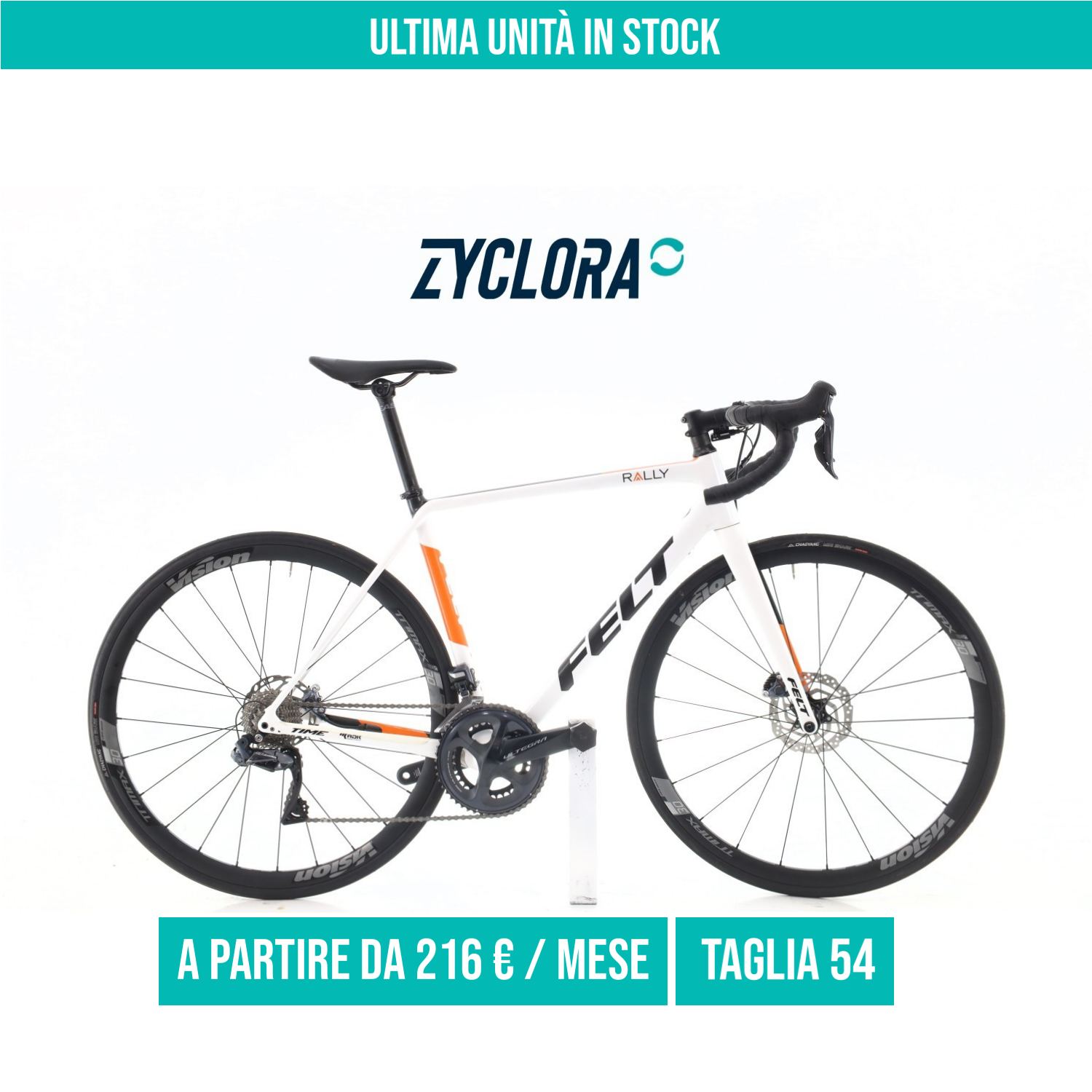 Felt Rally Carbonio Di2 11V taglia 54 Semi-nuova