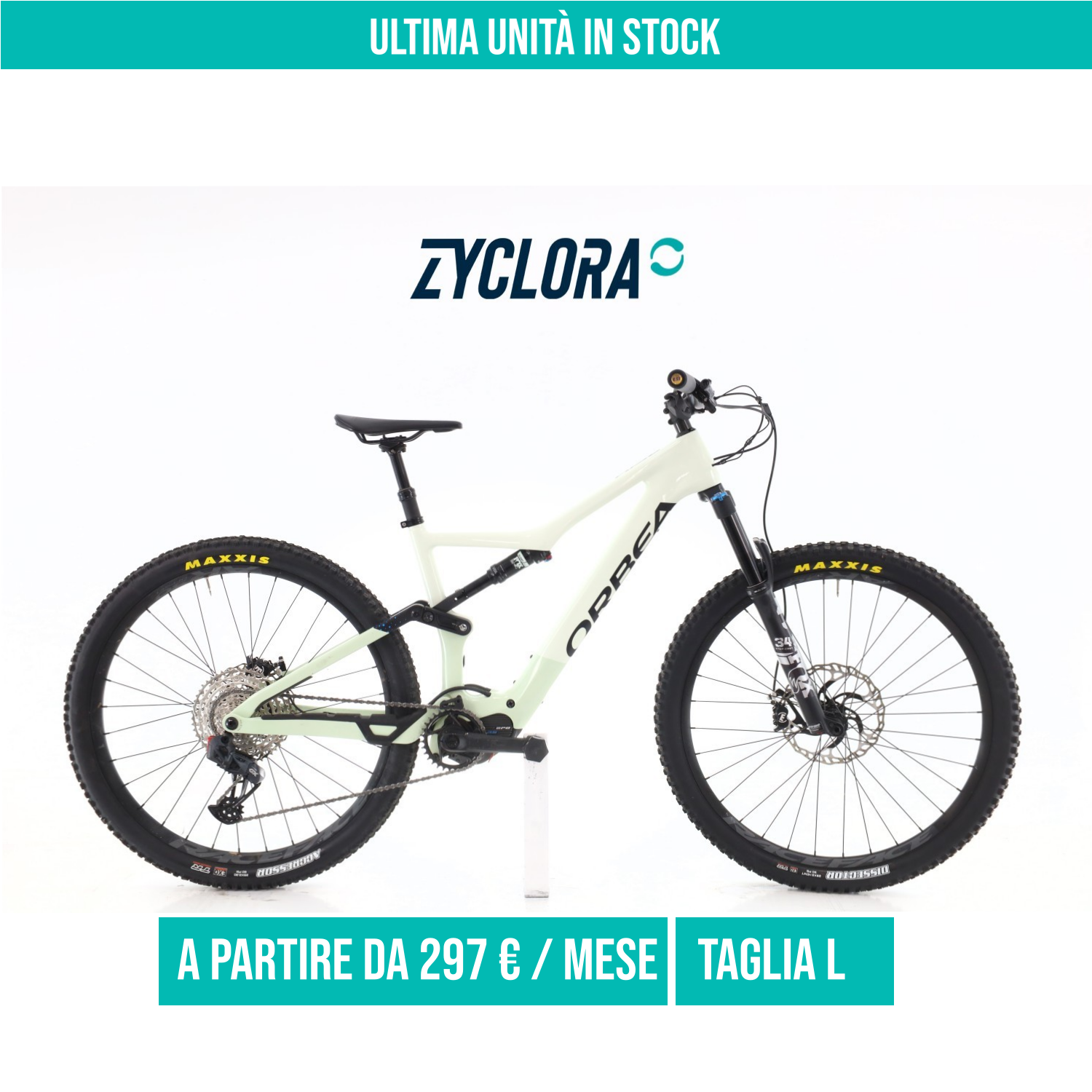 Orbea Rise Carbonio GX AXS taglia L Semi-nuova