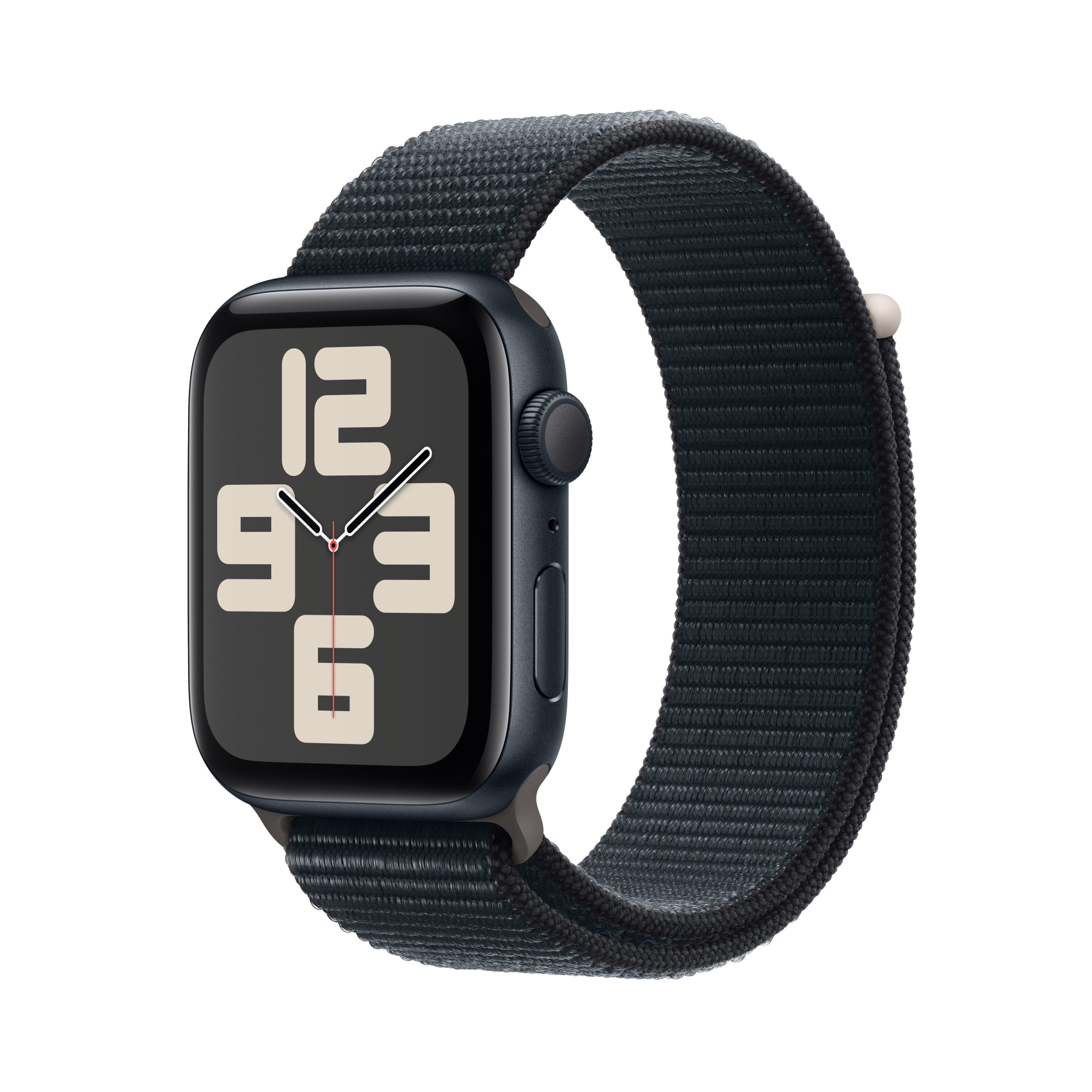 Apple Watch SE 2022 GPS 44mm Mitternacht mit Sport Loop Mitternacht, mrea3