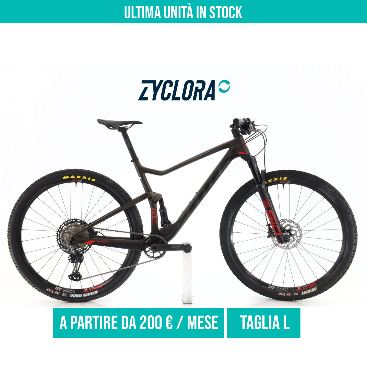 Scott Spark RC 900 Pro Carbonio XTR taglia L Semi-nuova