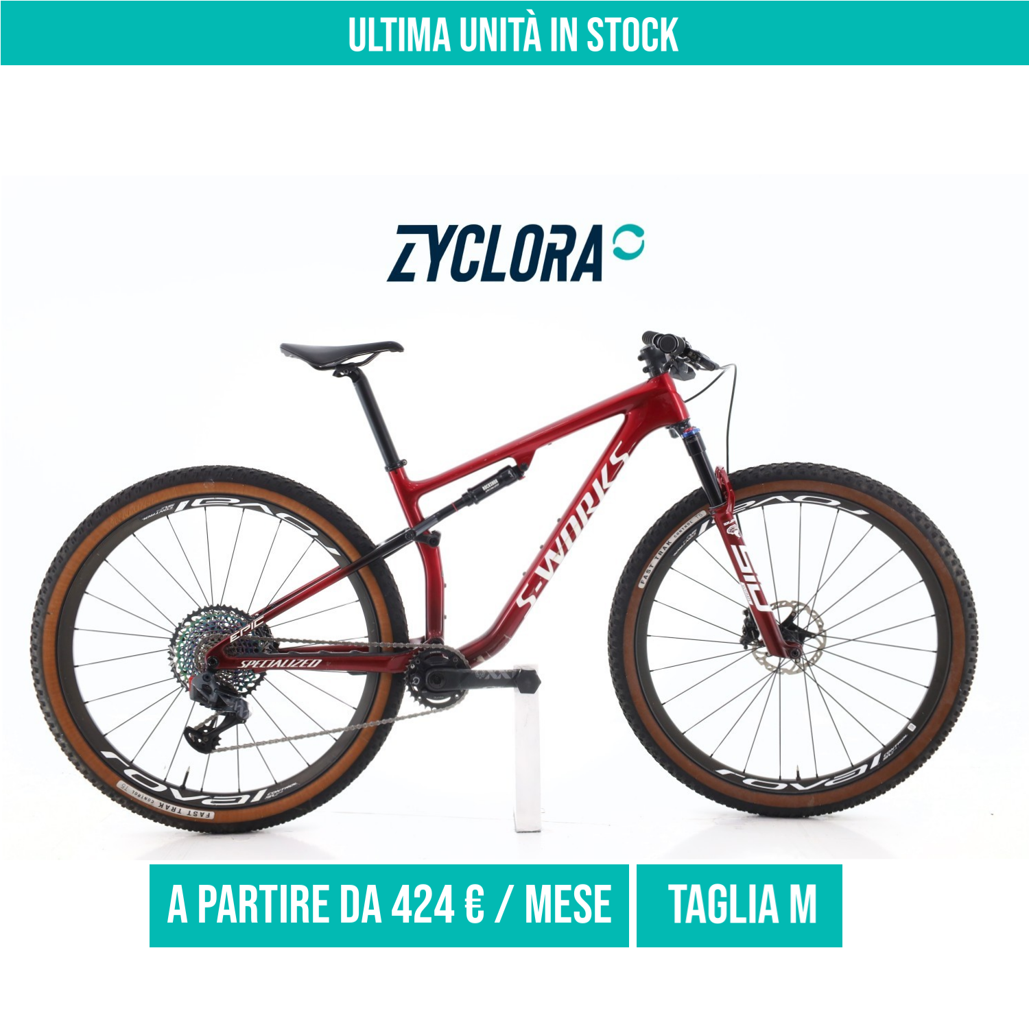 Specialized Epic S-Works XX1 AXS taglia M Semi-nuova
