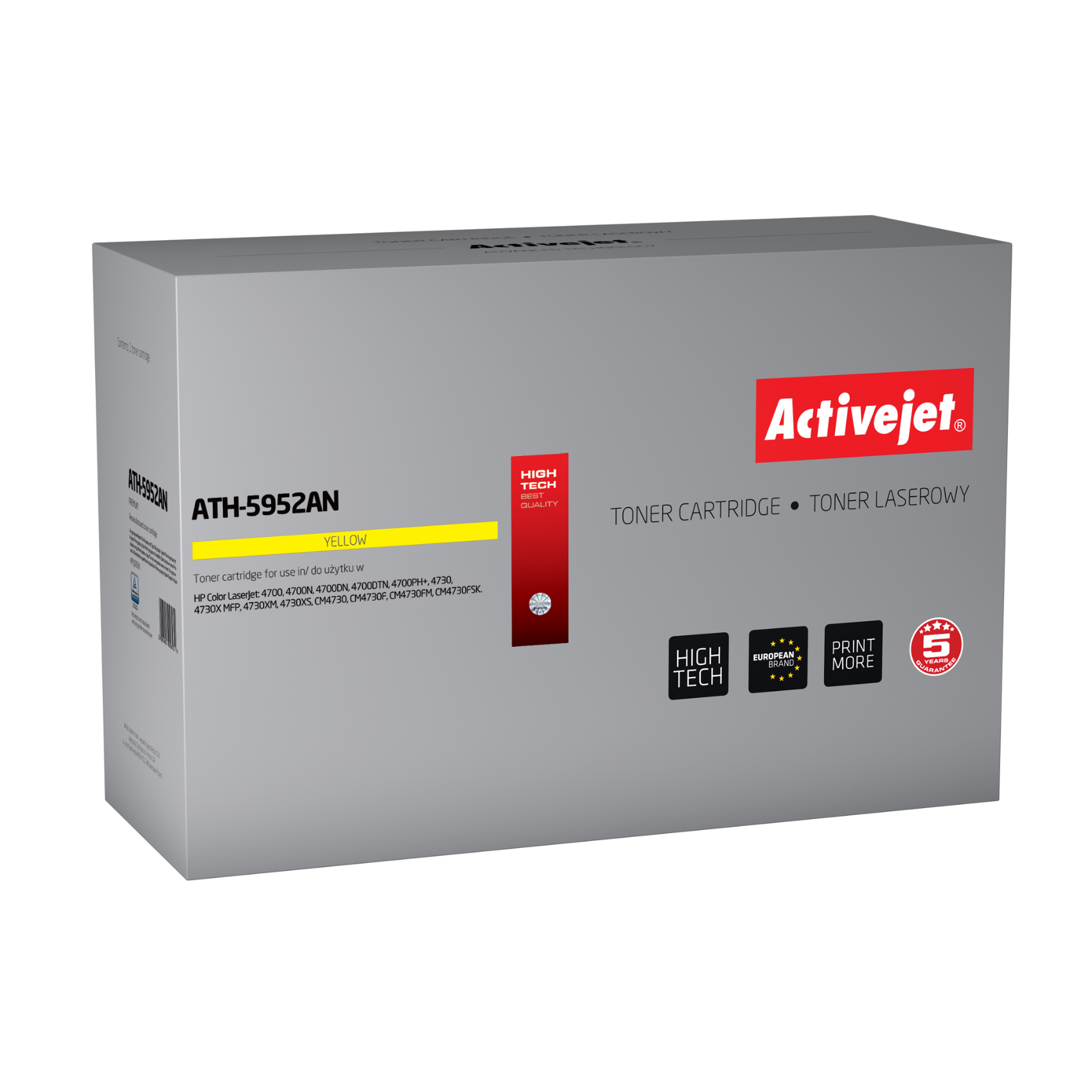 ActiveJet, ath-5952an, Kompatibler Toner zu HP 643A gelb