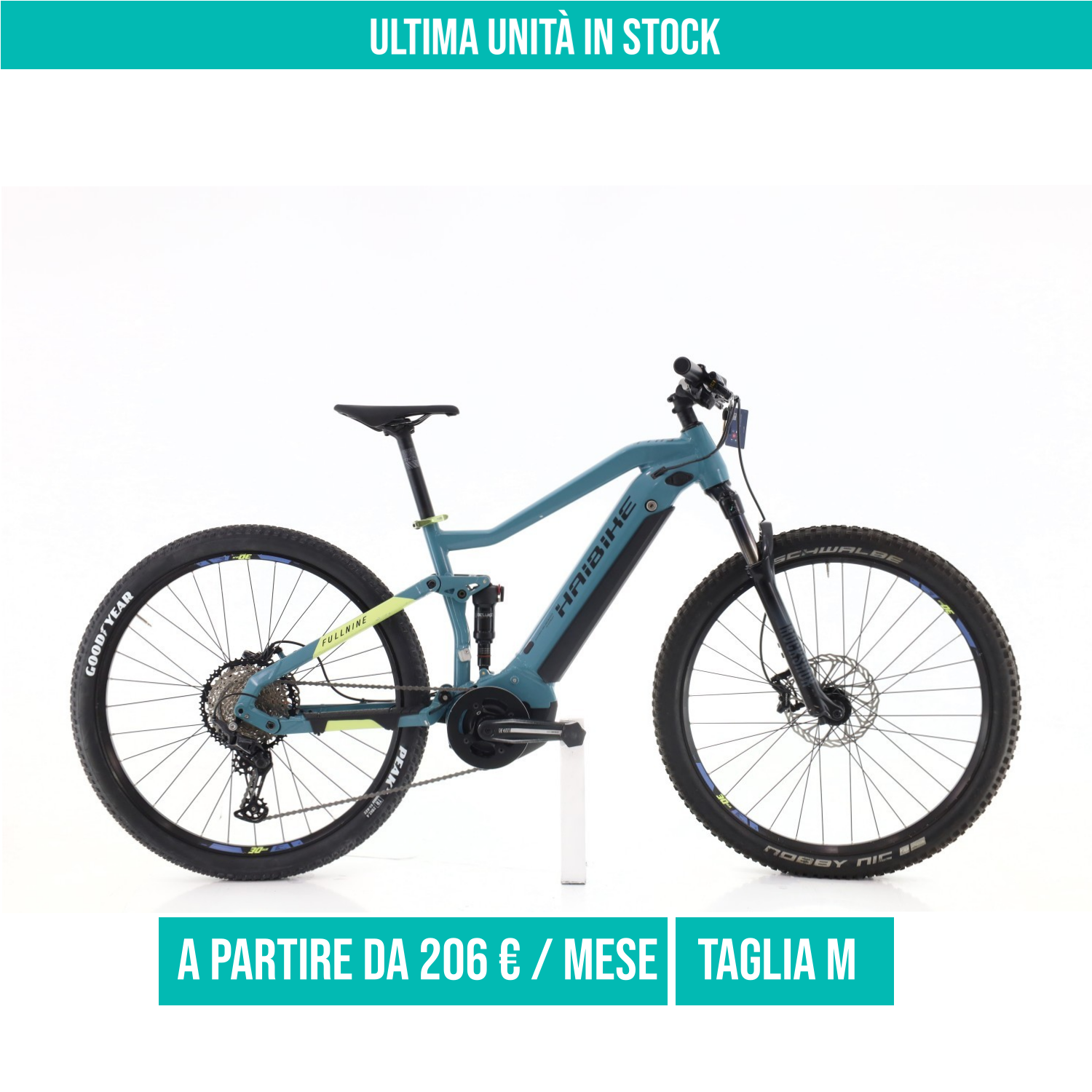 Haibike FullNine 5 taglia M Semi-nuova