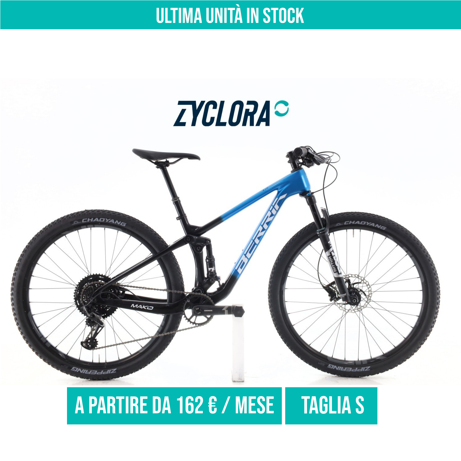 Berria Mako Carbonio X01 taglia S Semi-nuova