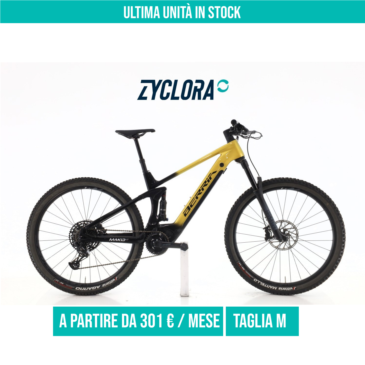 Berria Mako Hybrid GT 6 Carbonio taglia M Semi-nuova