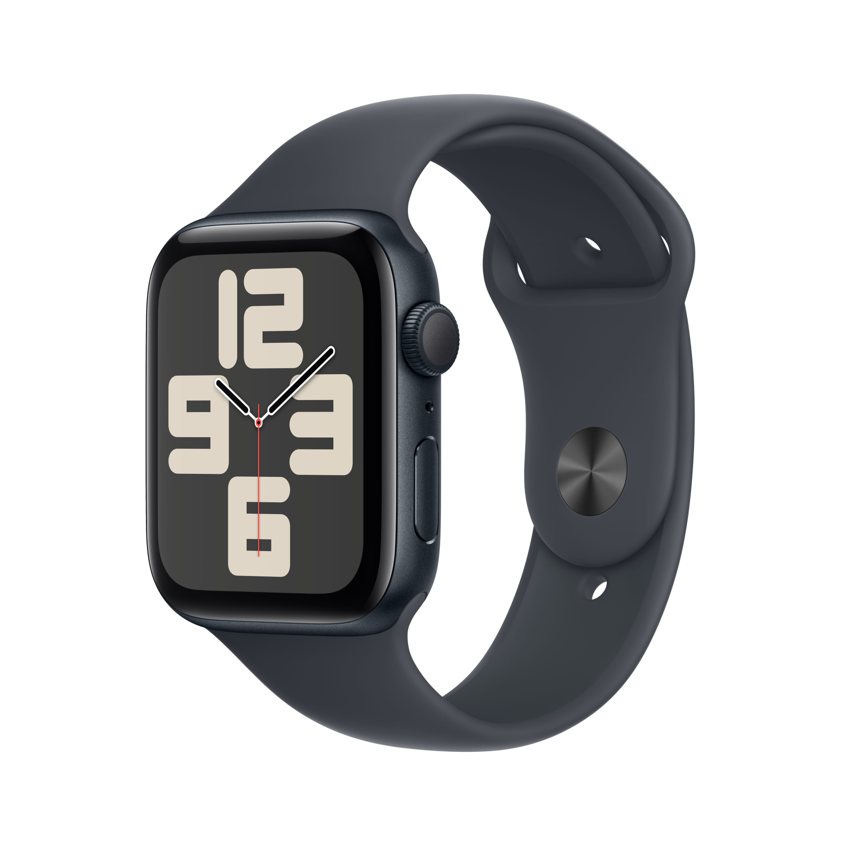 Apple Watch SE 2022 GPS 44mm Mitternacht mit Sportarmband M/L Mitternacht, mxek3qf/a