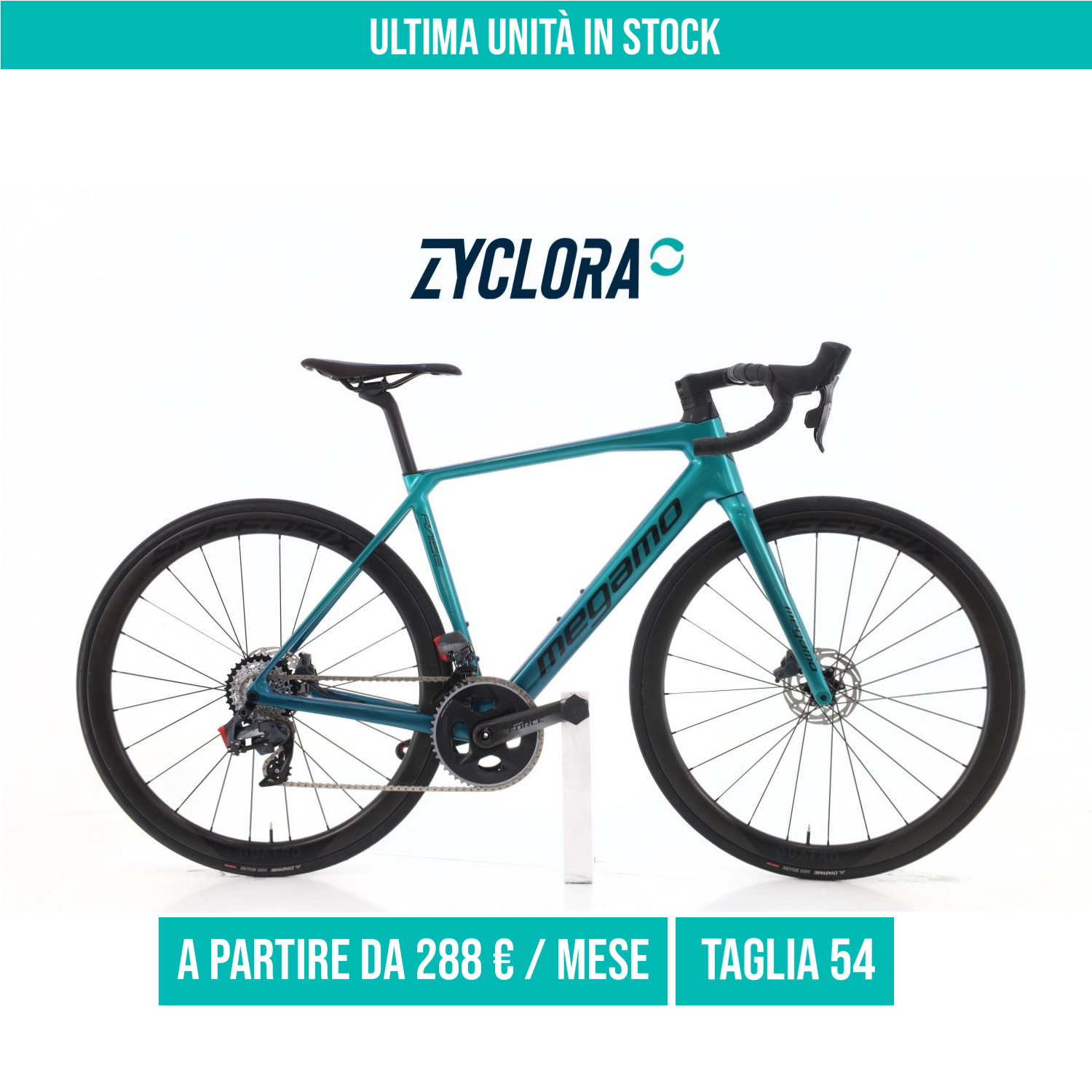 Megamo Raise Carbonio AXS 12V taglia 54 Semi-nuova