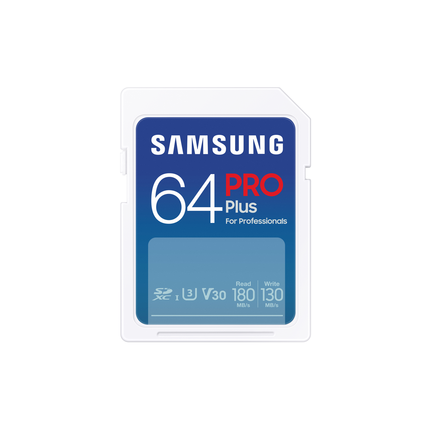 Samsung, mb-sd64s/eu, 64 GB, SD, Klasse 3, 180 MB/s, 130 MB/s