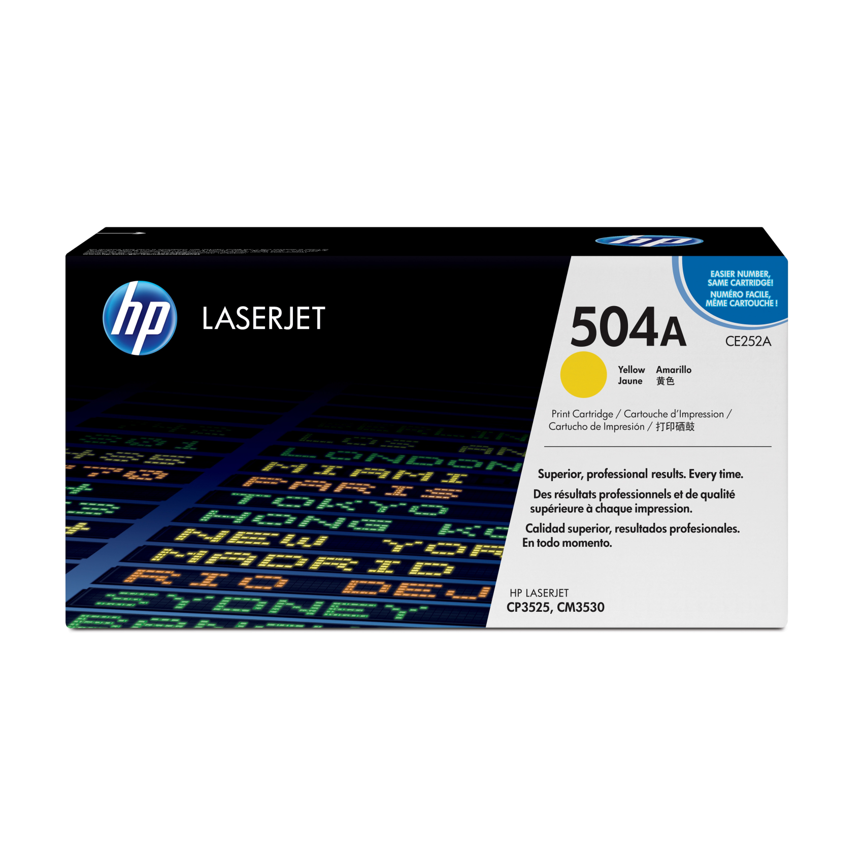 HP Toner 504A gelb, ce252a