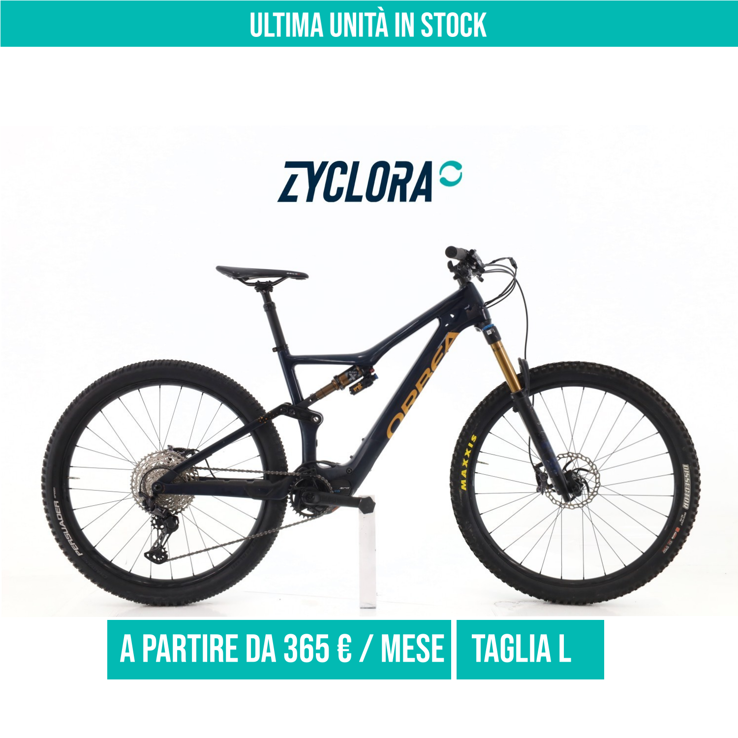 Orbea Rise M10 Carbonio XT taglia L Semi-nuova