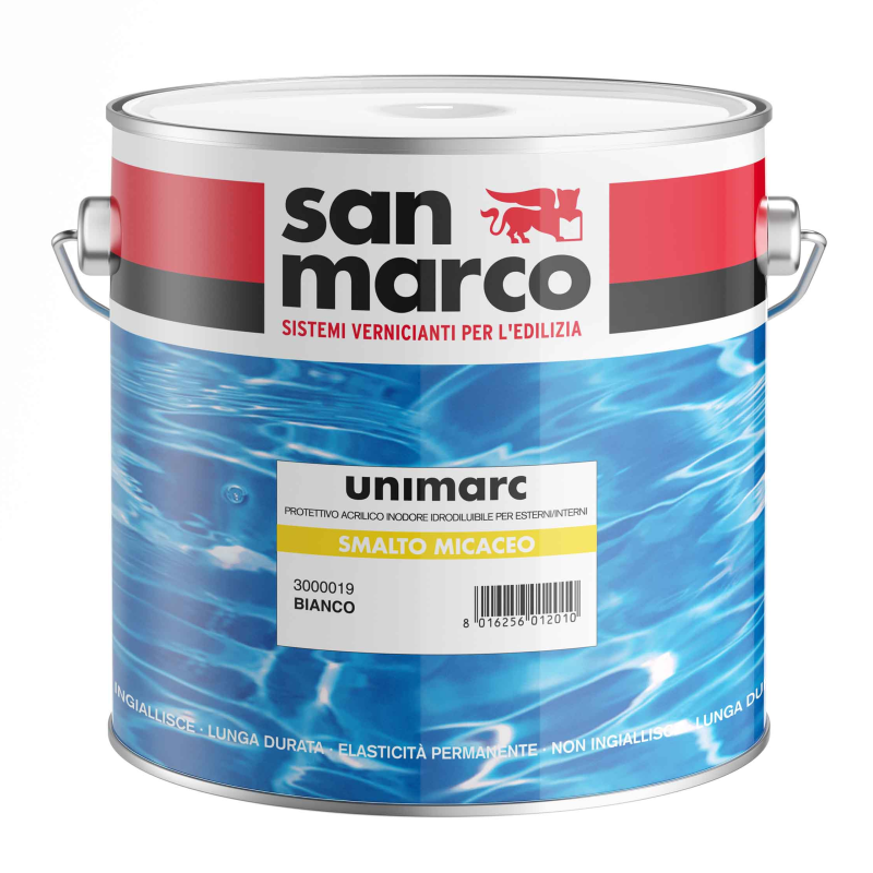 Image of UNIMARC SMALTO MICACEO Smalto micaceo per ferro e superfici metalliche; crea una barriera contro gli agenti armosferici e i raggi uv. | San Marco055