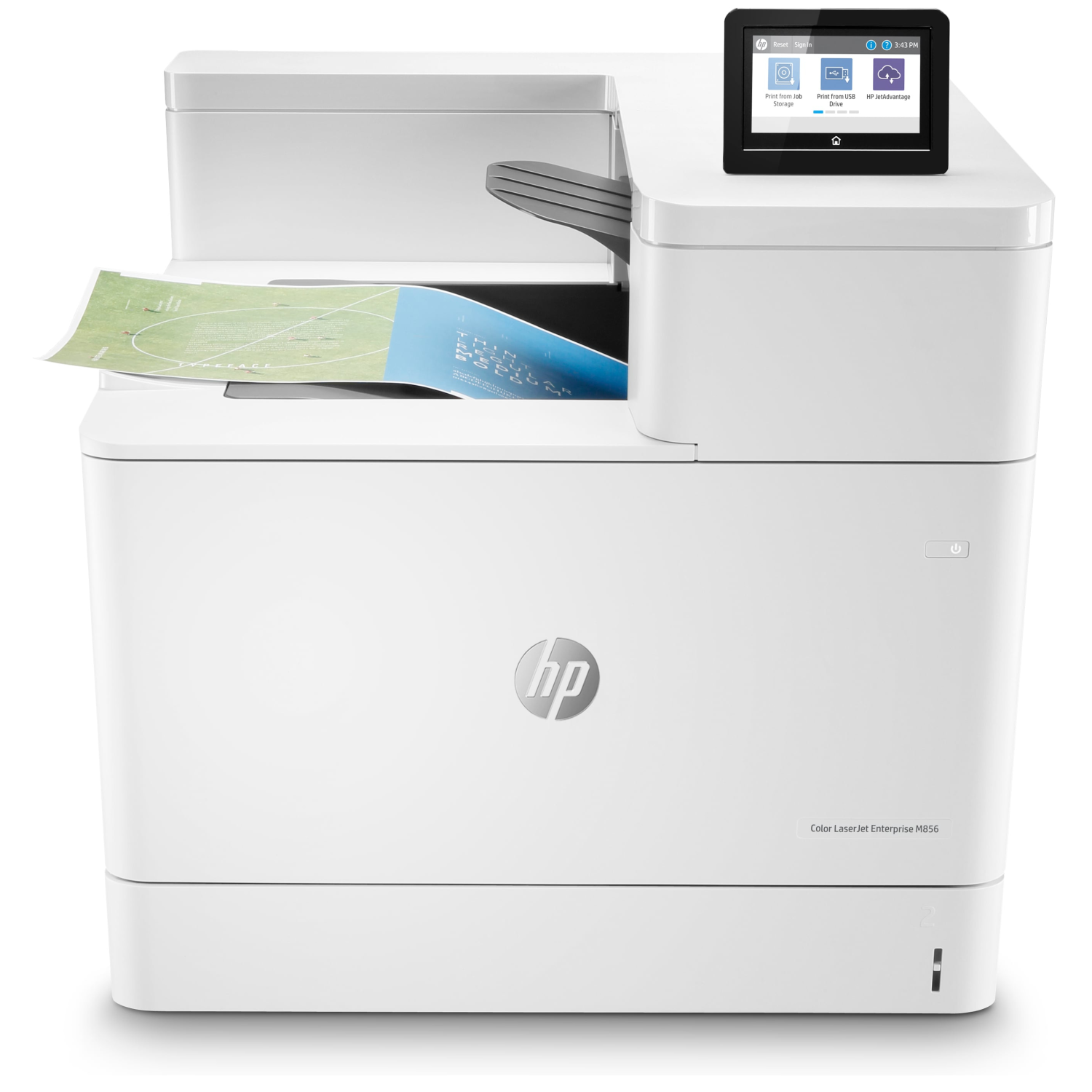 HP Color LaserJet Enterprise M856dn, t3u51a#b19, Farbe, Drucker für Drucken, Beidseitiger Druck, Farbe, 1