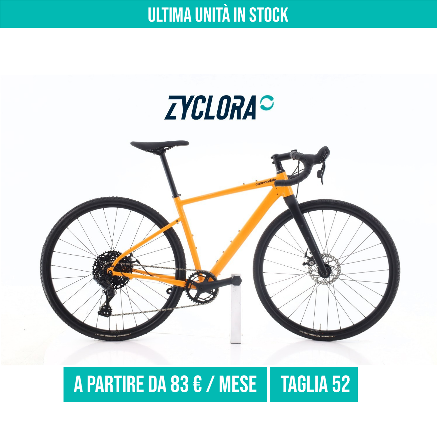 Cannondale Topstone taglia 52 Semi-nuova